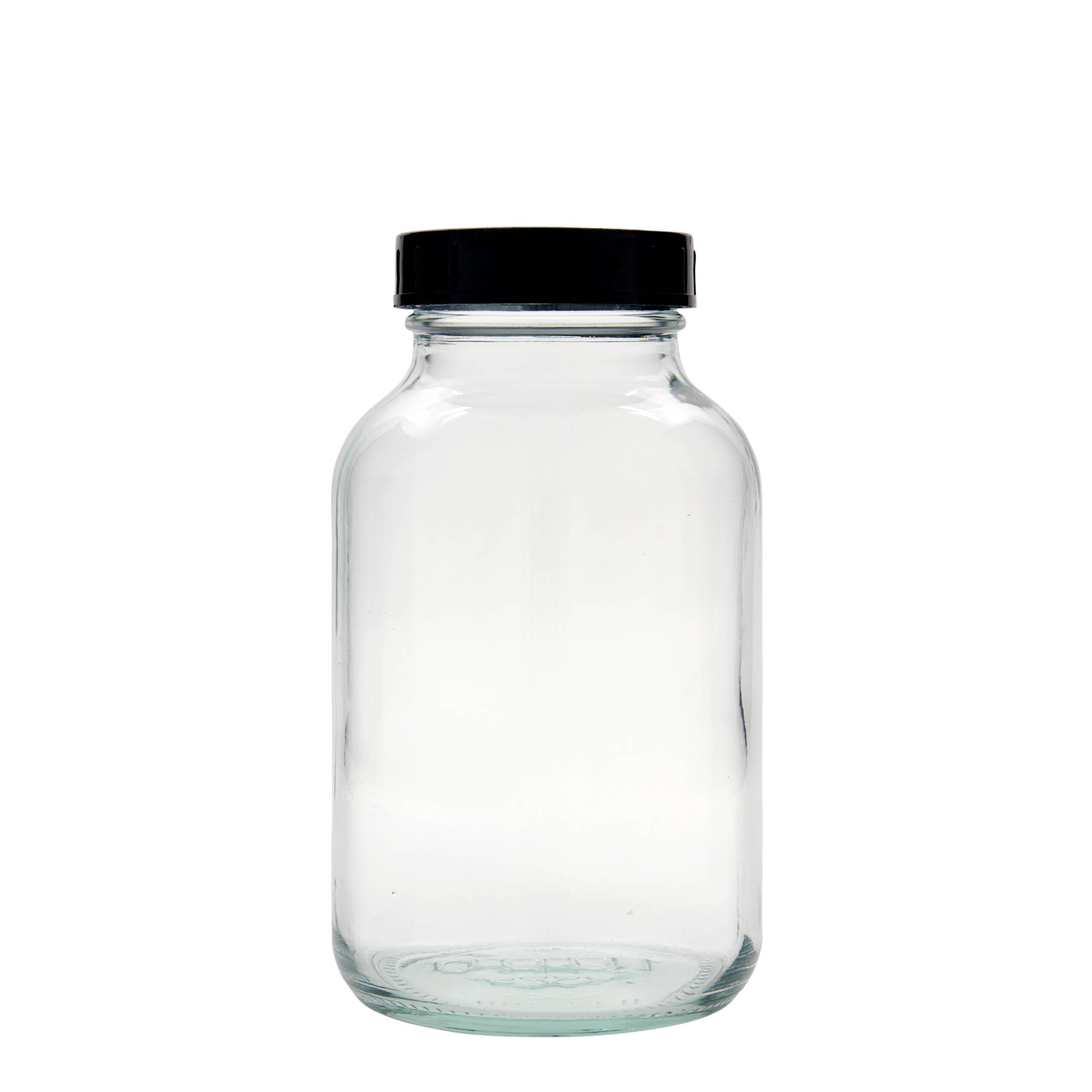 1 000 ml širokohrdlá fľaša, hrdlo: DIN 68