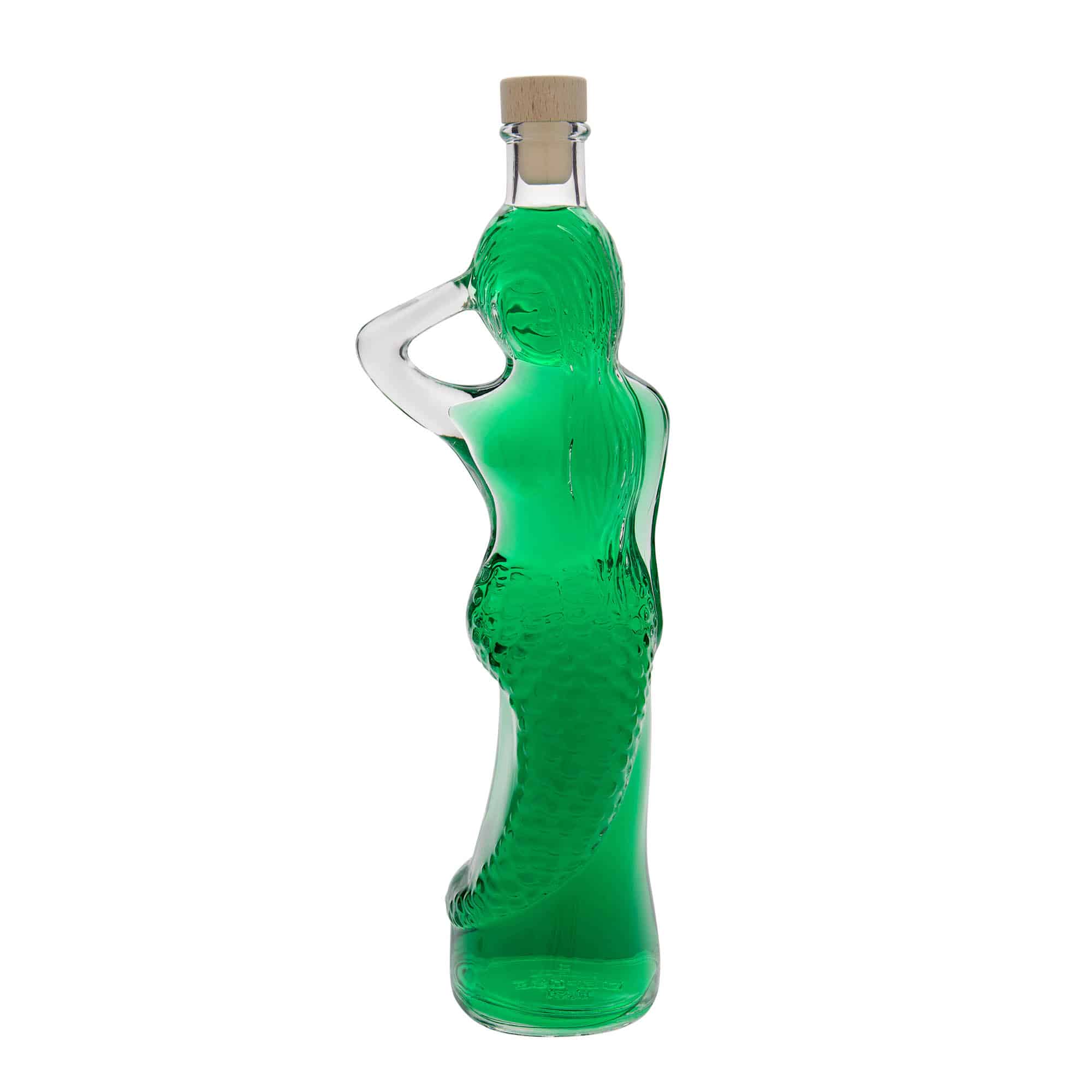 500 ml sklená fľaša „Morská panna“, hrdlo: korok