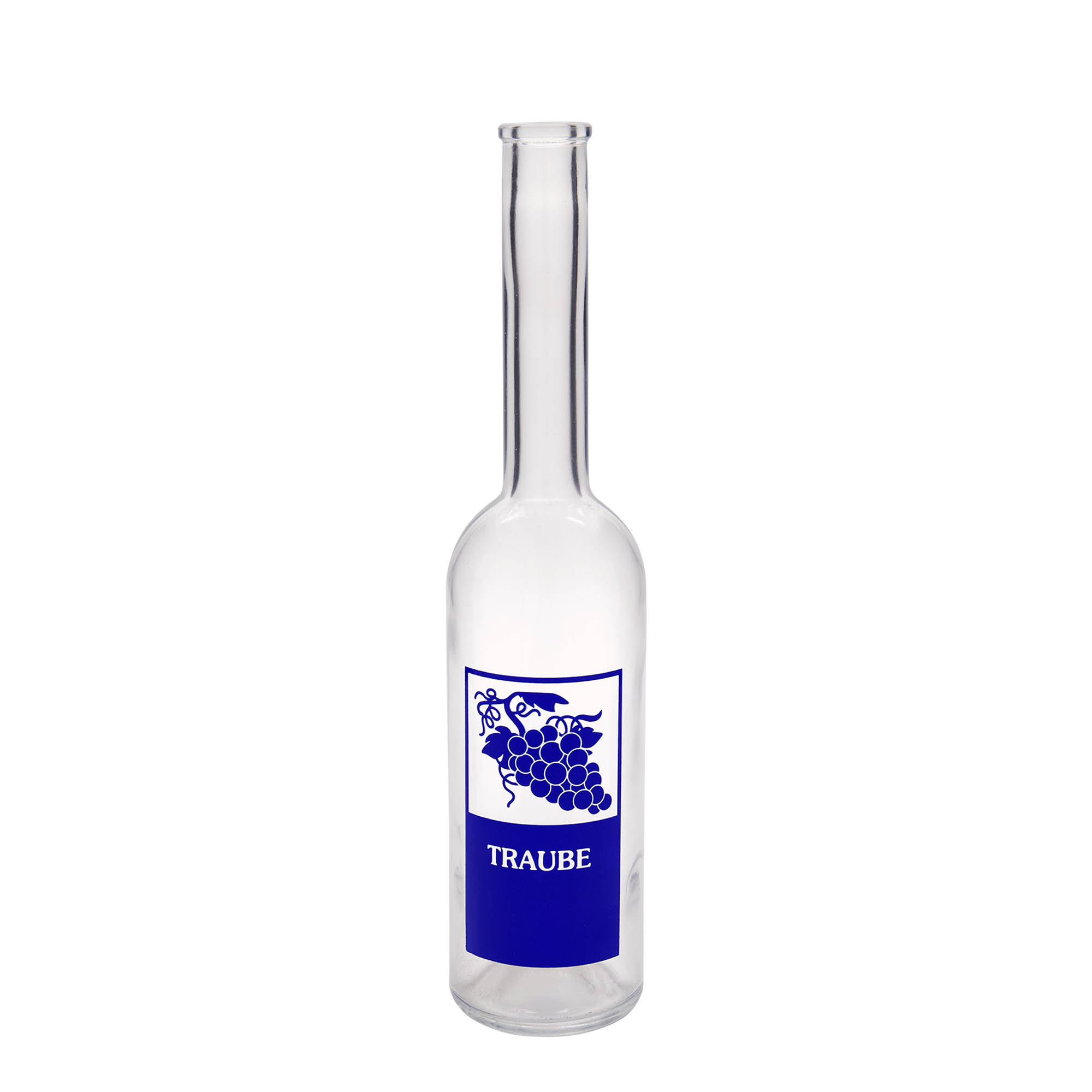 500 ml sklenená fľaša 'Opera', motív: Hrozno, hrdlo: Korek