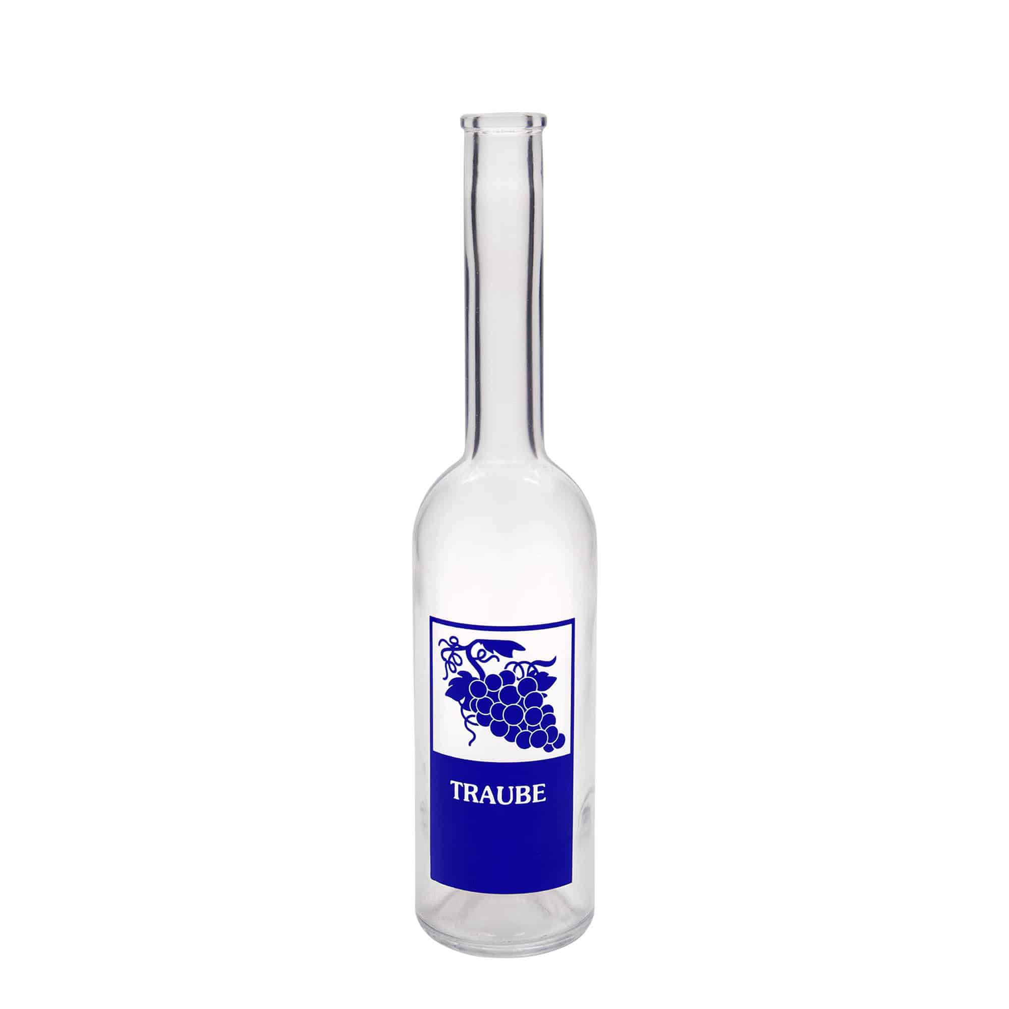 500 ml sklenená fľaša 'Opera', motív: Hrozno, hrdlo: Korek