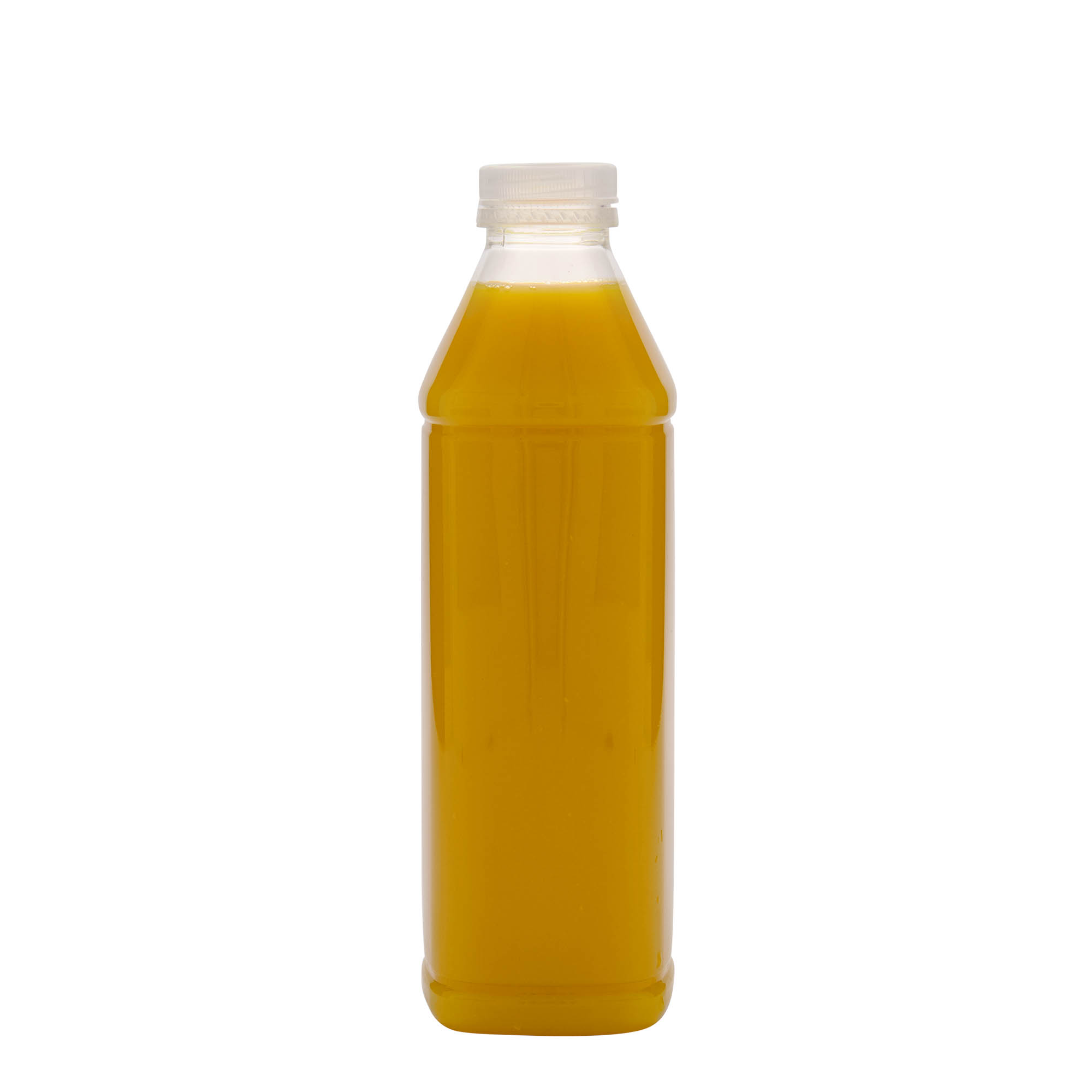 1 000 ml PET fľaša „Milk and Juice Carré“, štvorcová, plast, hrdlo: 38 mm 1 000 ml PET fľaša „Milk and Juice Carré“, štvorcová, plast, hrdlo: 38 mm