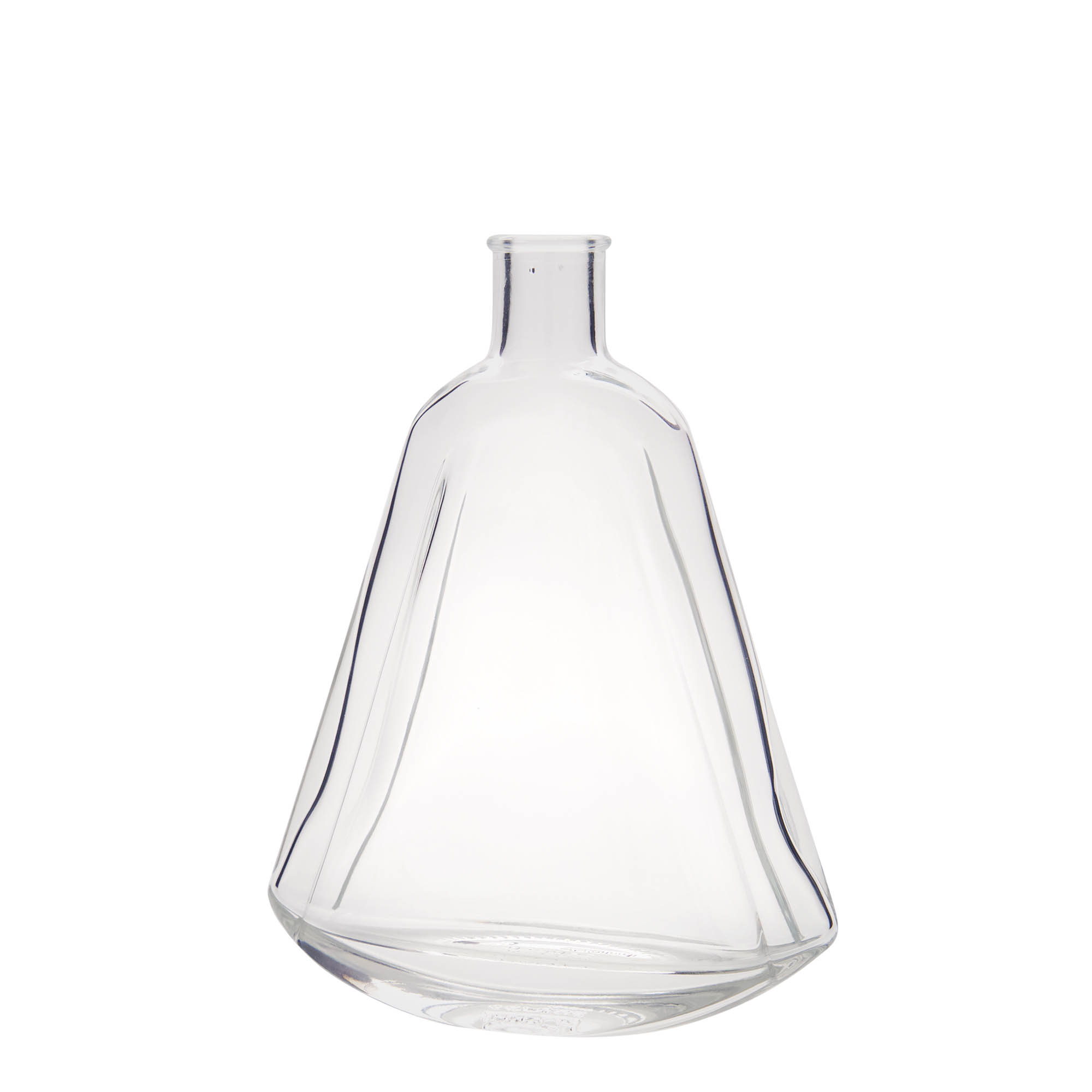 350 ml sklená fľaša „Maurizio“, oválna, hrdlo: korok