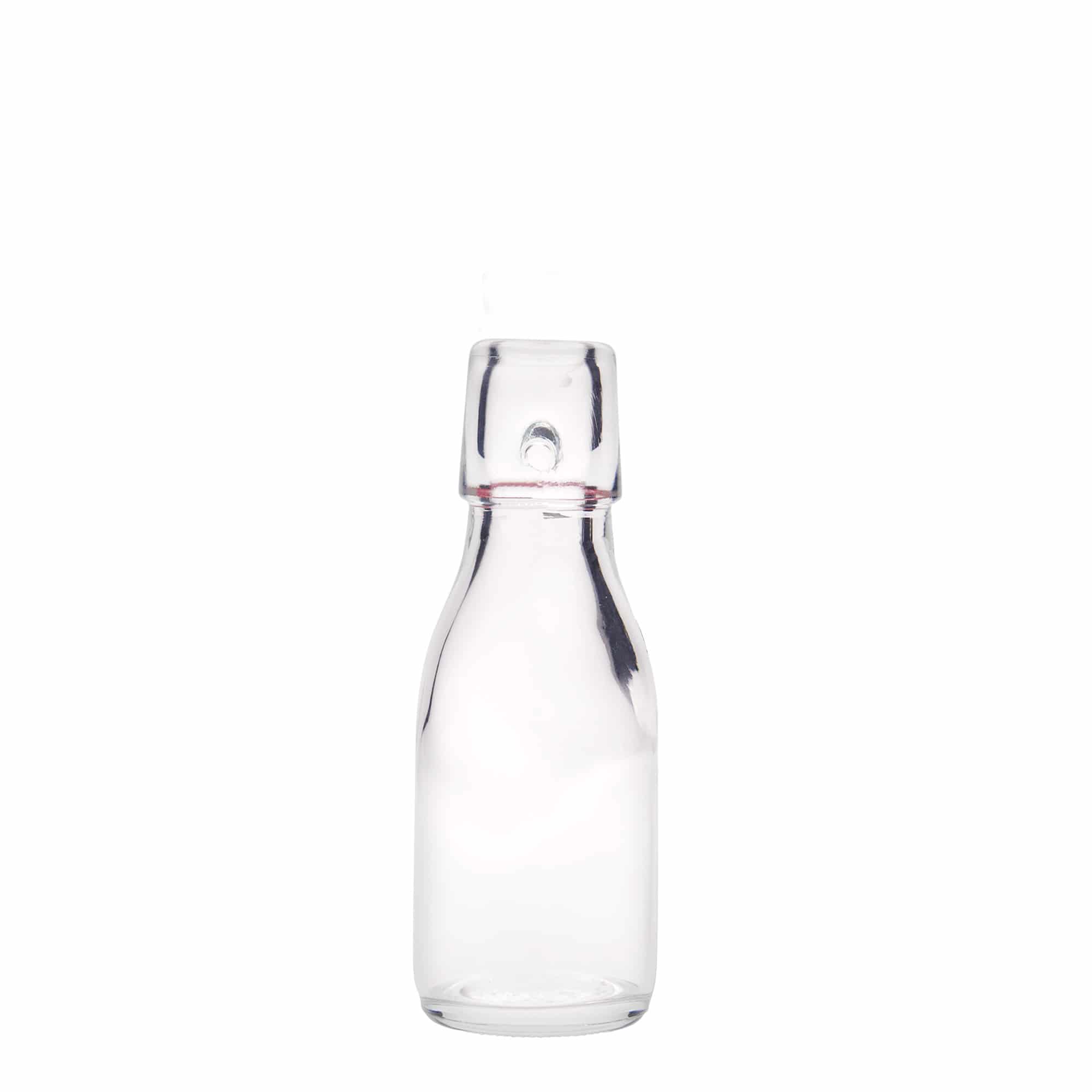 100 ml sklená fľaša „Paul“, hrdlo: strmeňový uzáver 100 ml sklená fľaša „Paul“, hrdlo: strmeňový uzáver