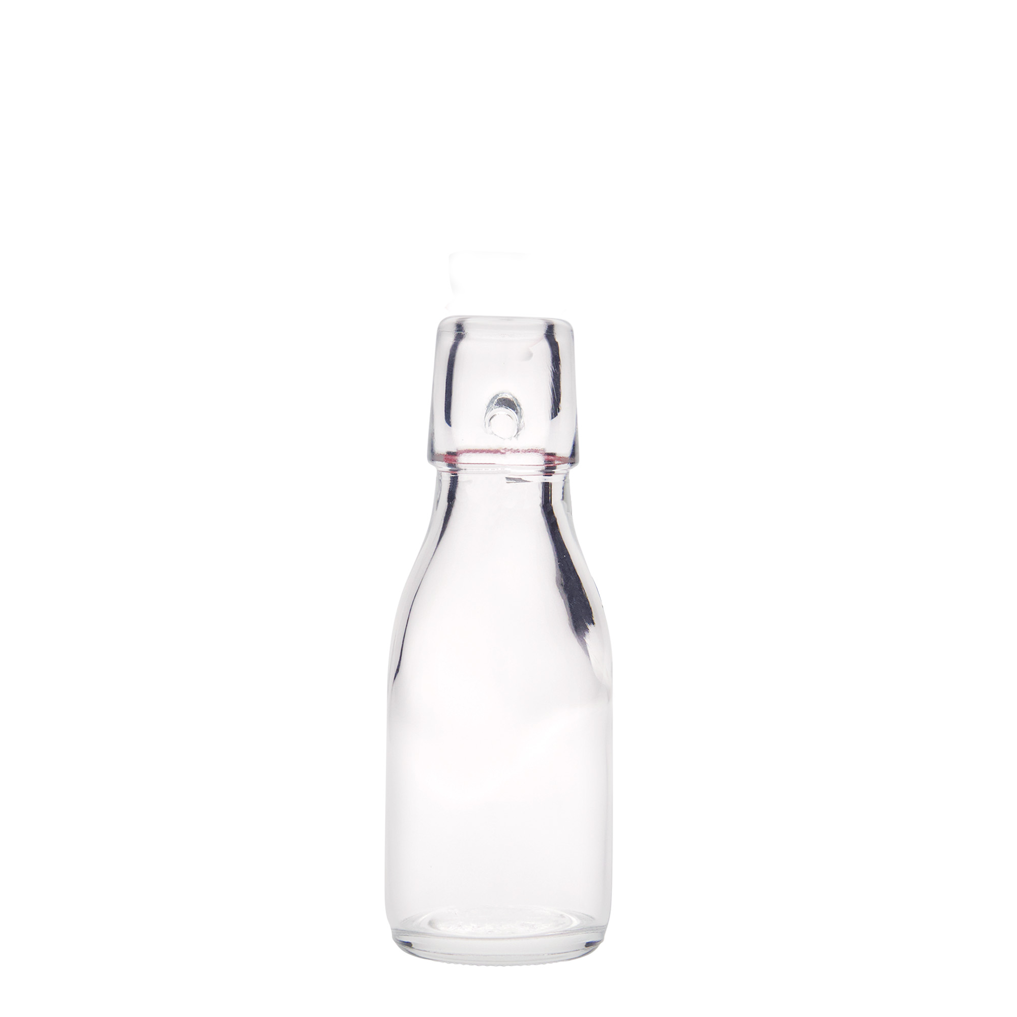100 ml sklenená fľaša 'Paul', hrdlo: pákové uzáver