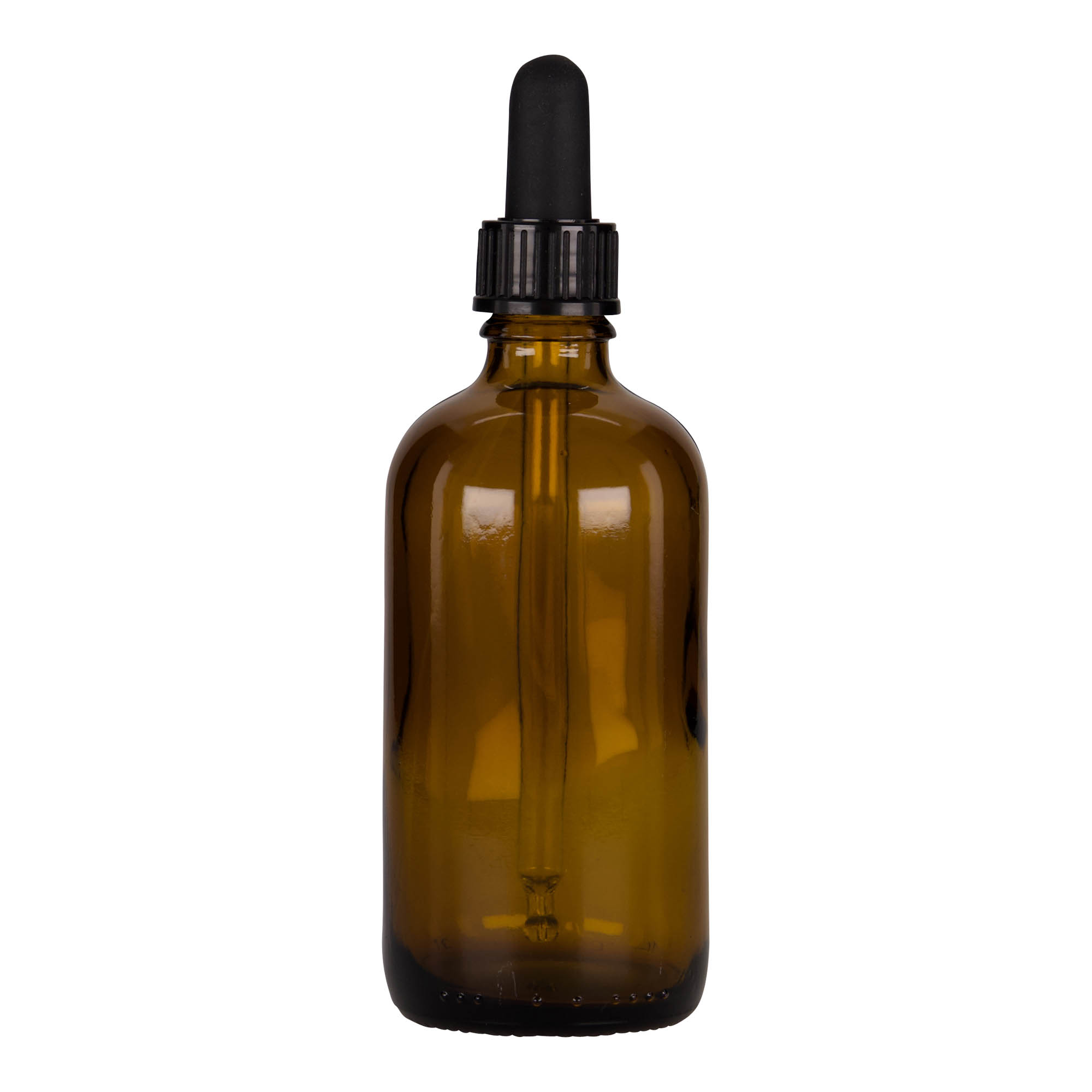 100 ml liekovka s pipetou, sklo, hnedo-čierna, hrdlo: DIN 18