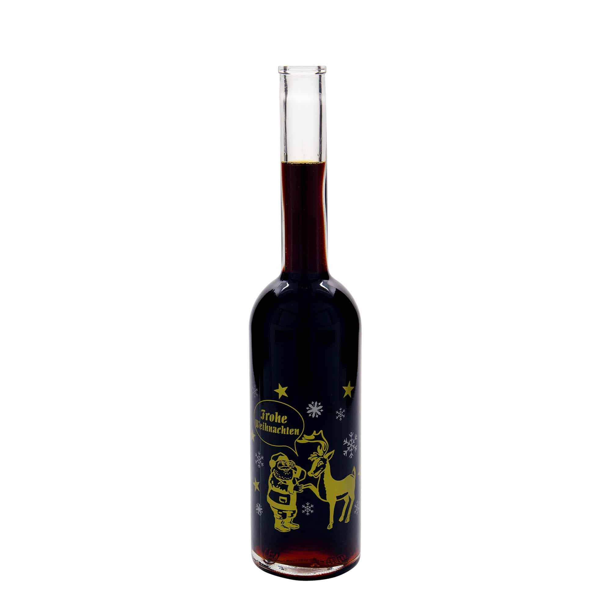 500 ml sklená fľaša „Opera“, motív: ohňostroj, hrdlo: korok