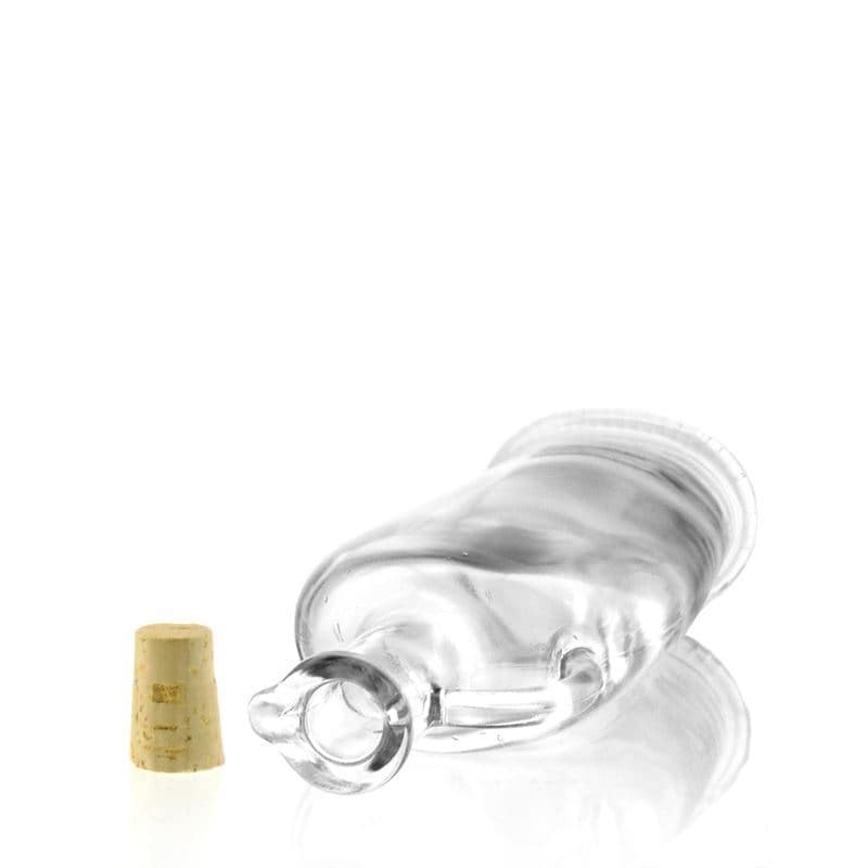 500 ml sklená fľaša „Eleganta“, oválna, hrdlo: korok