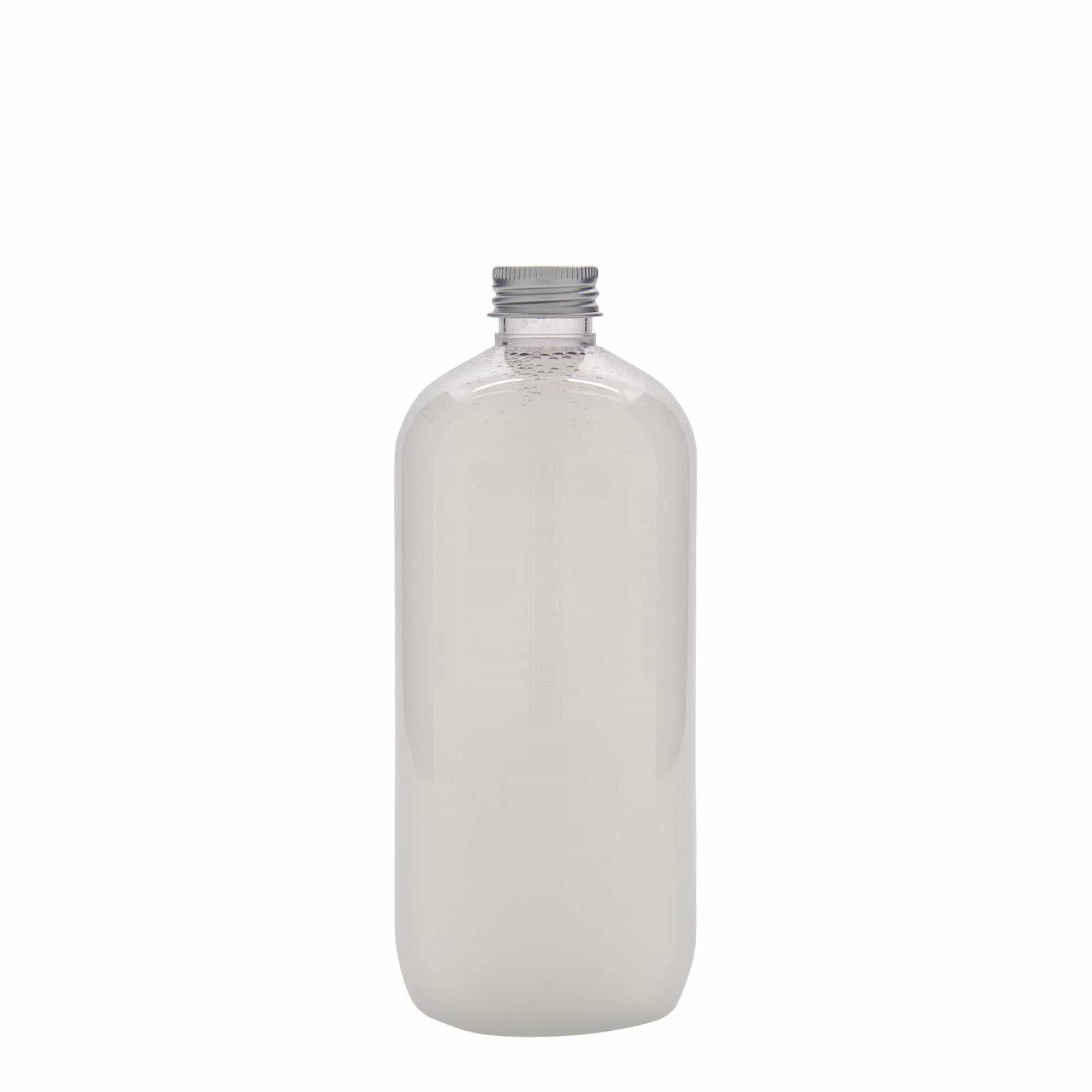 500 ml PET fľaša „Boston“, plast, hrdlo: 24/410