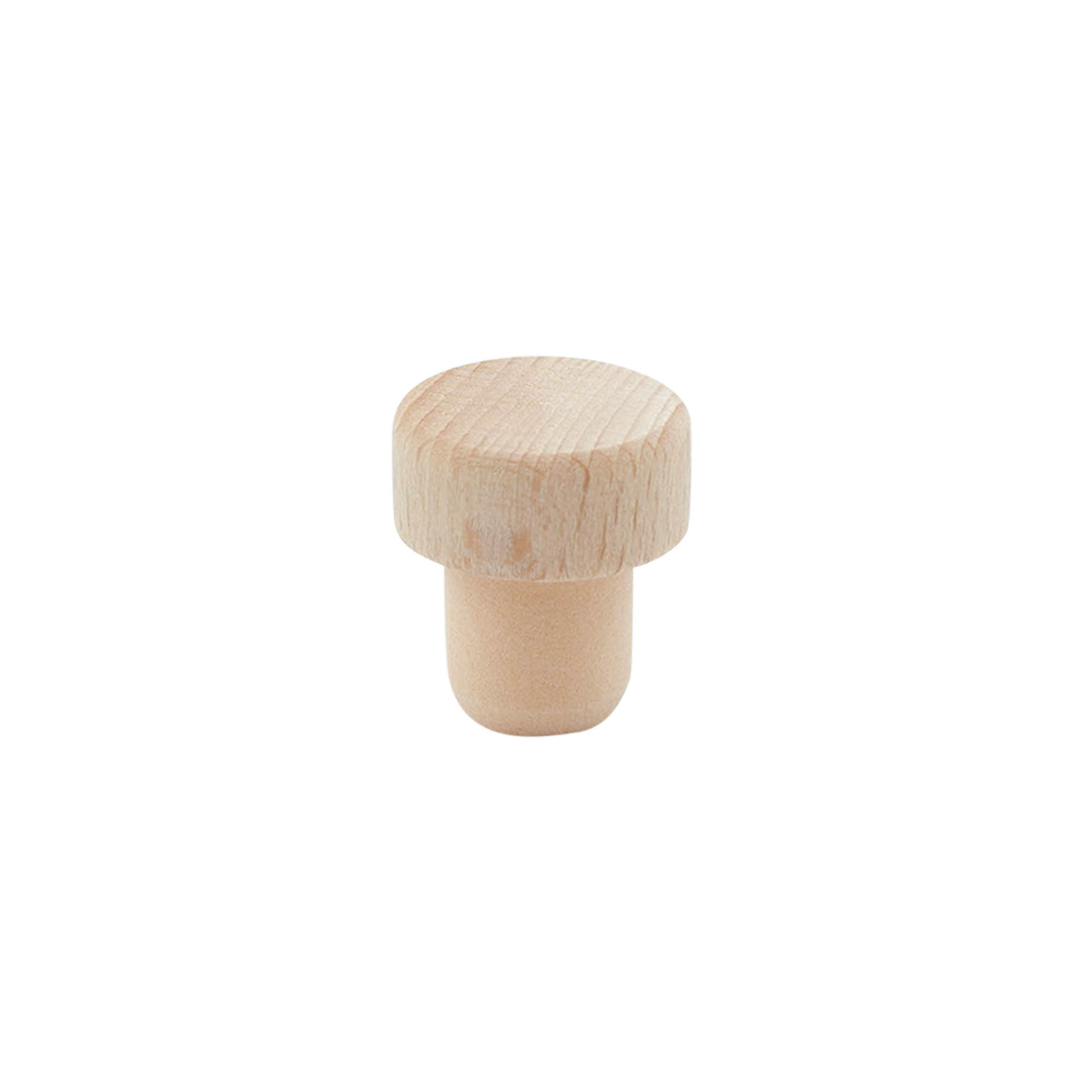 Zátka s úchopom 14 mm, drevo/plast, pre hrdlo: korok Zátka s úchopom 14 mm, drevo/plast, pre hrdlo: korok