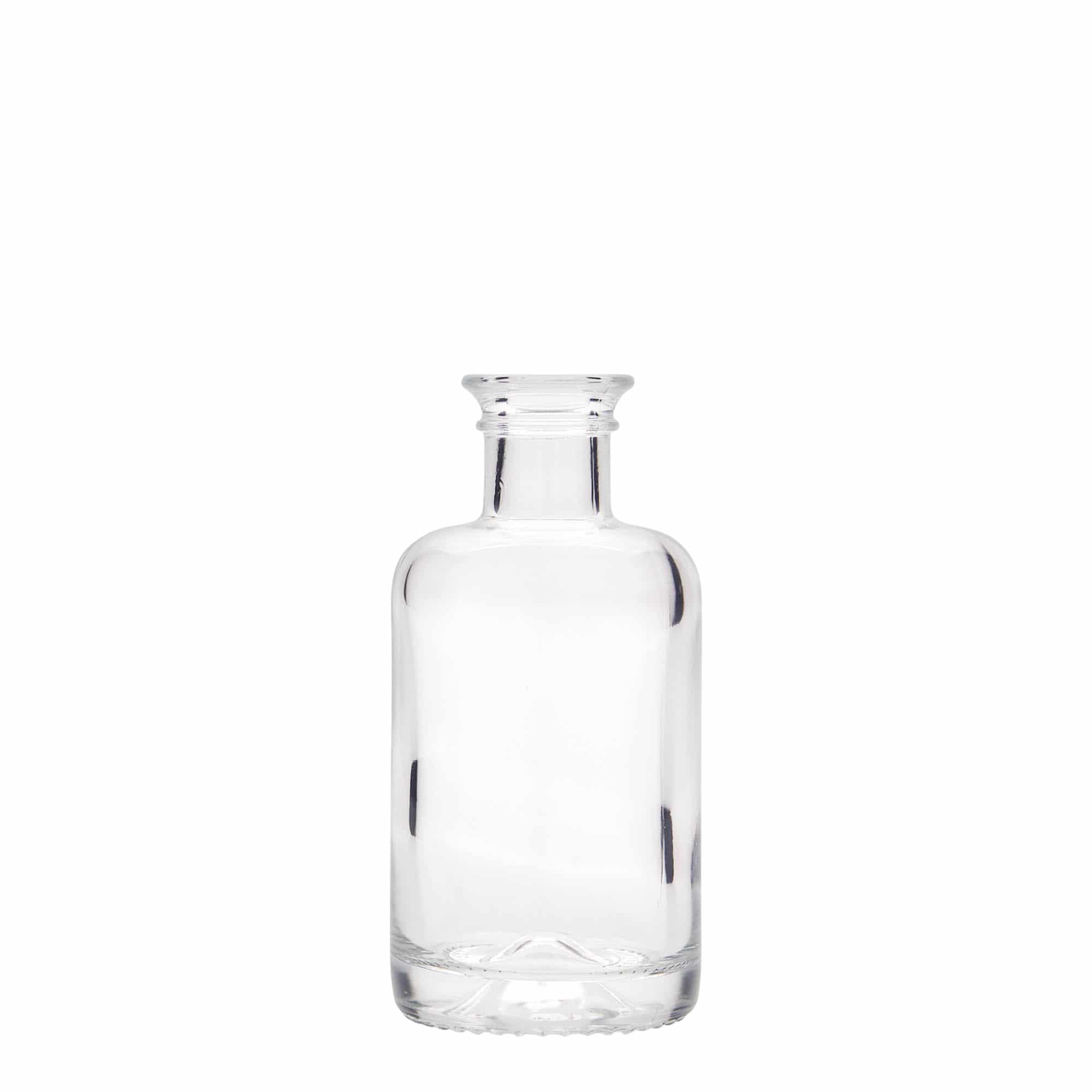 100 ml sklená fľaša lekárnická, hrdlo: korok 100 ml sklená fľaša lekárnická, hrdlo: korok