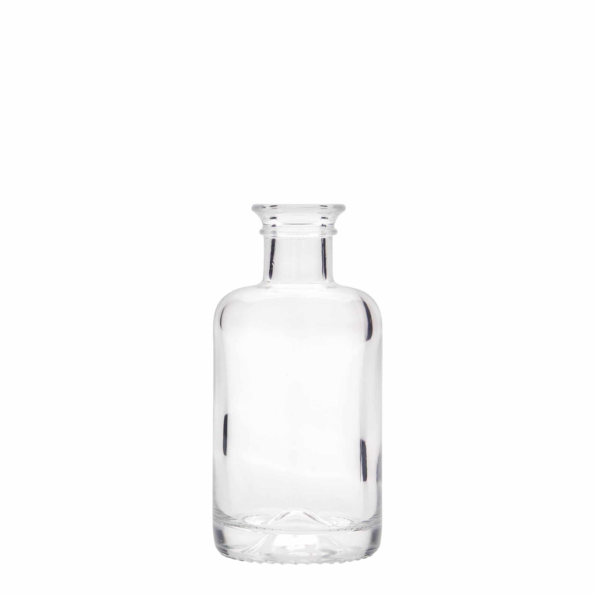 100 ml lekárnická sklenená fľaša, hrdlo: korok