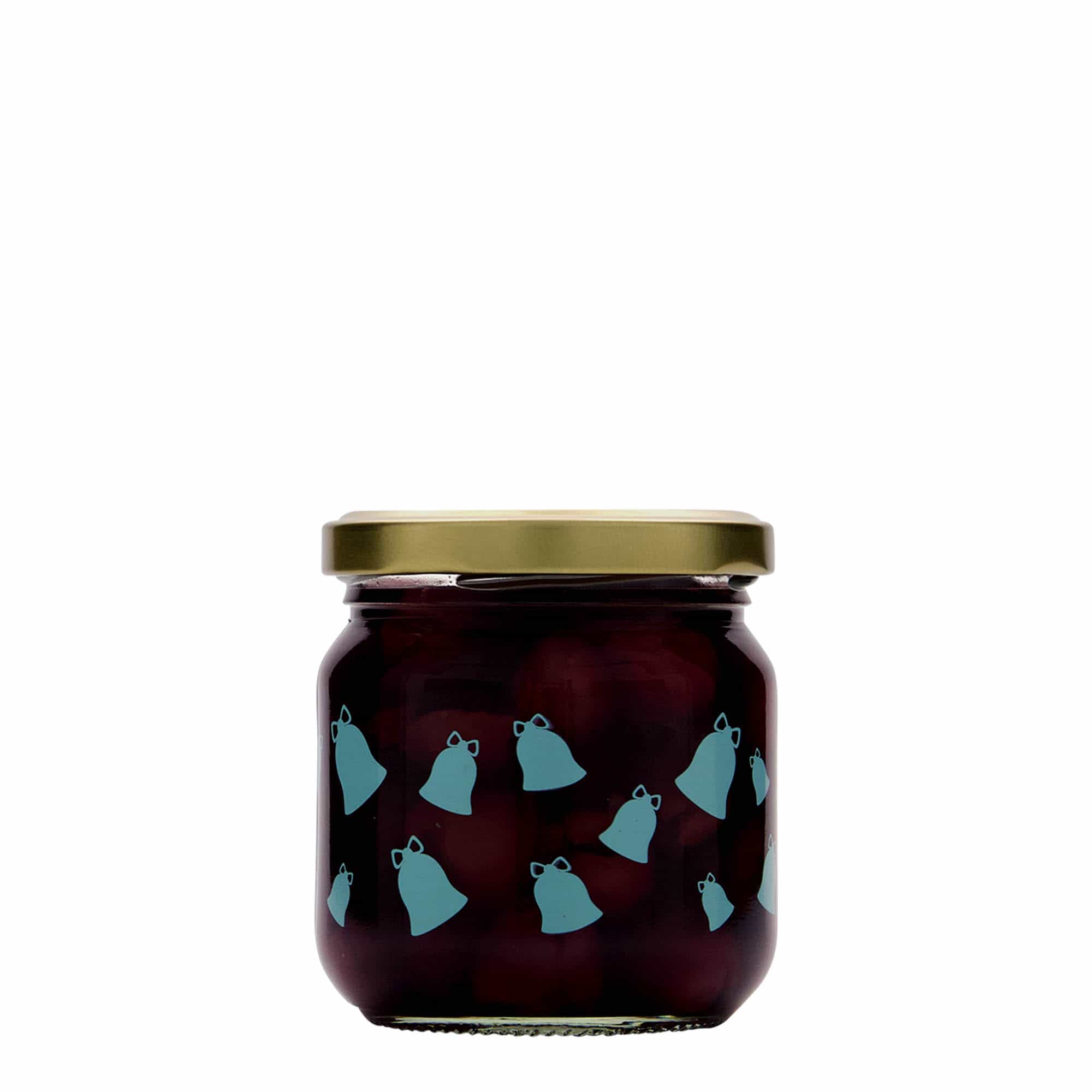 212 ml okrúhla pohár, motív: zvonček, ústie: Twist-Off (TO 66)