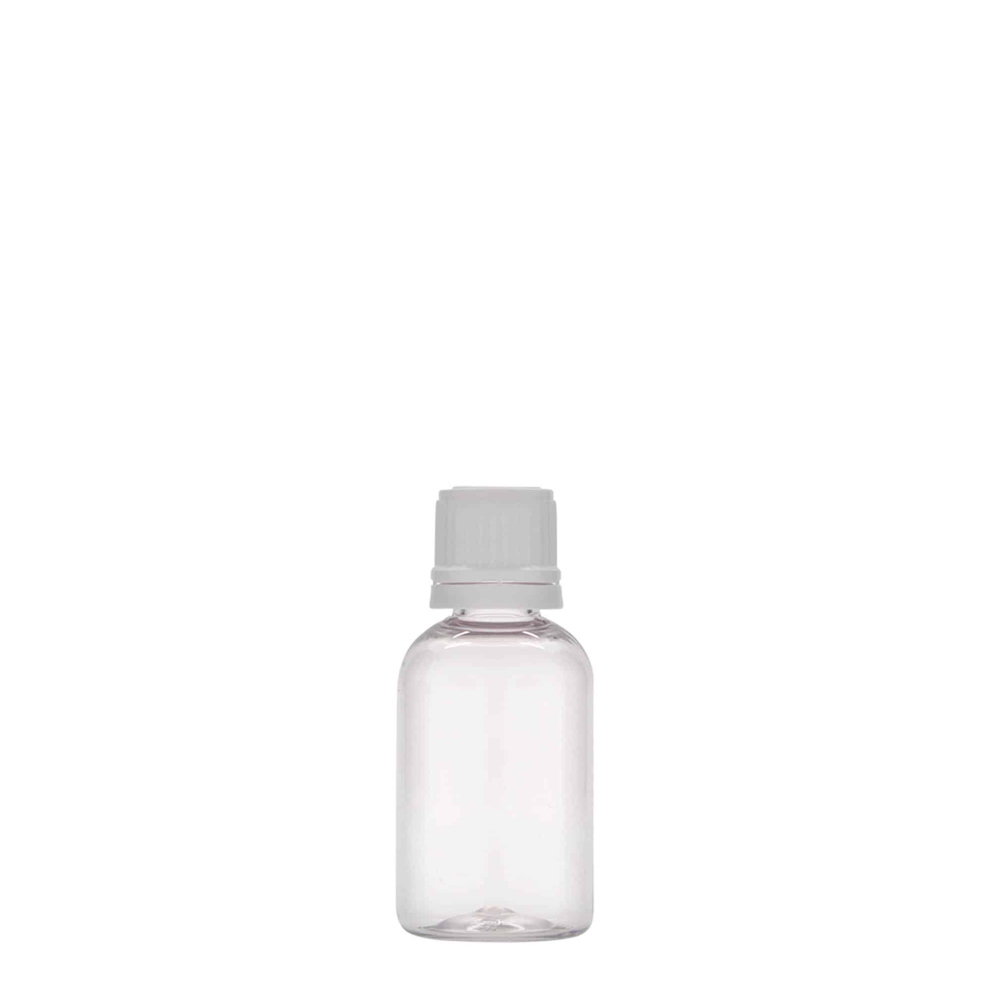 30 ml PET liekovka „Easy Living“, plast, hrdlo: DIN 18