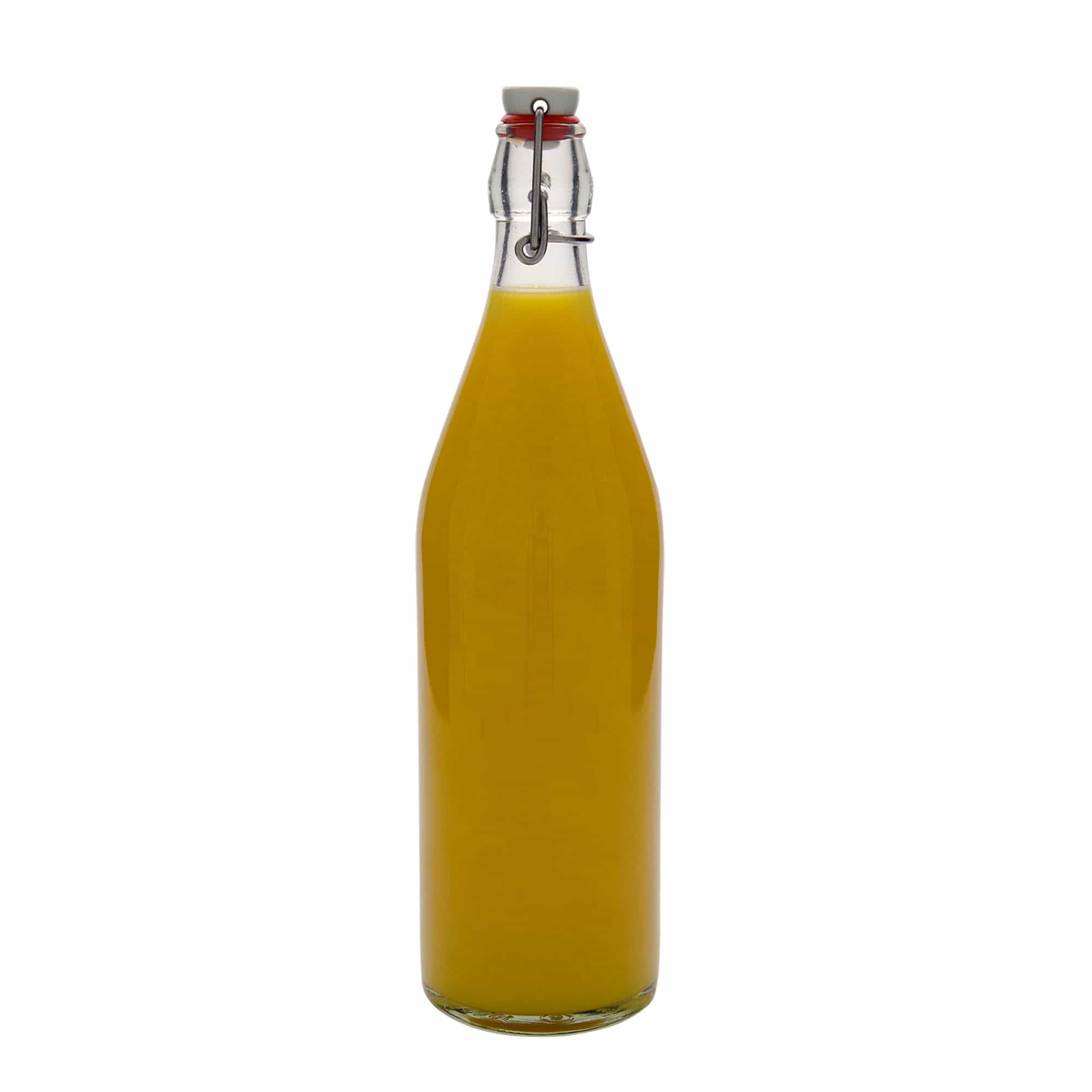 1 000 ml sklená fľaša „Giara“, hrdlo: strmeňový uzáver