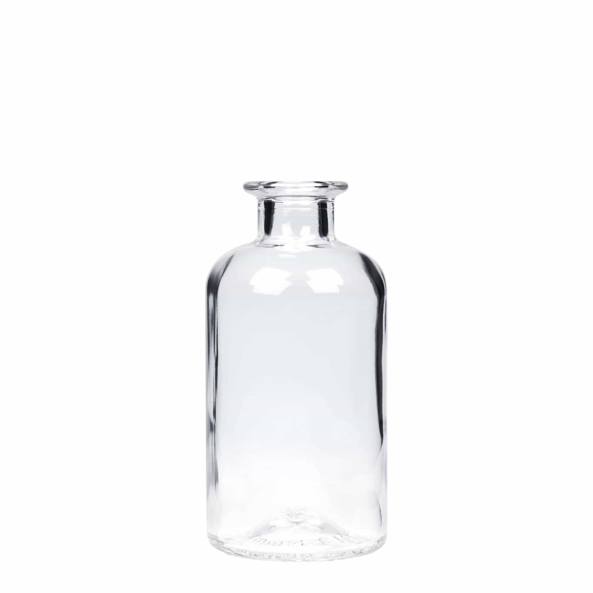 250 ml sklená fľaša lekárnická, hrdlo: korok 250 ml sklená fľaša lekárnická, hrdlo: korok