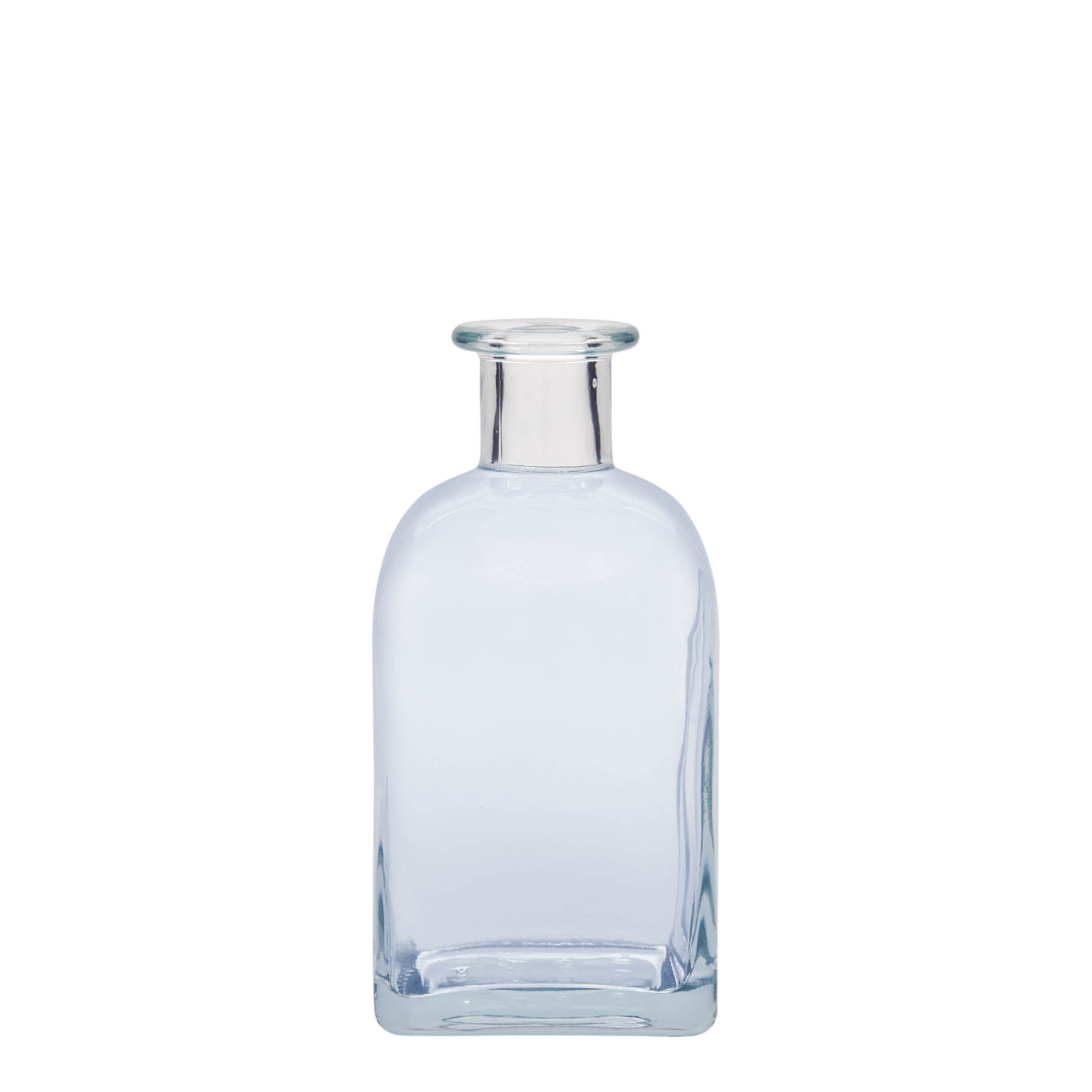 350 ml sklenená fľaša Apotheker Carré, štvorcová, hrdlo: korok
