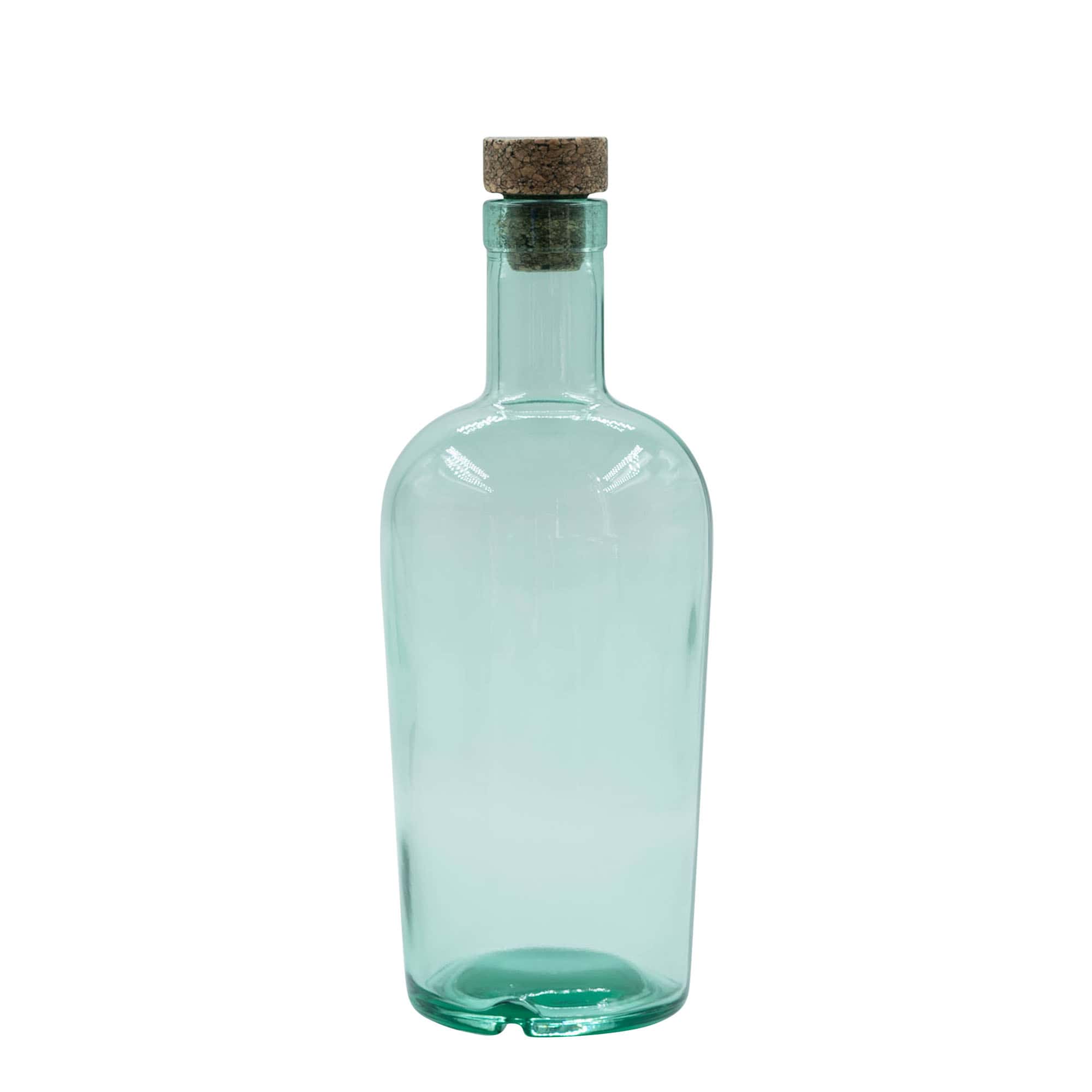 700 ml sklenená fľaša 'Teo Light', hrdlo: korkové 700 ml sklenená fľaša 'Teo Light', hrdlo: korkové