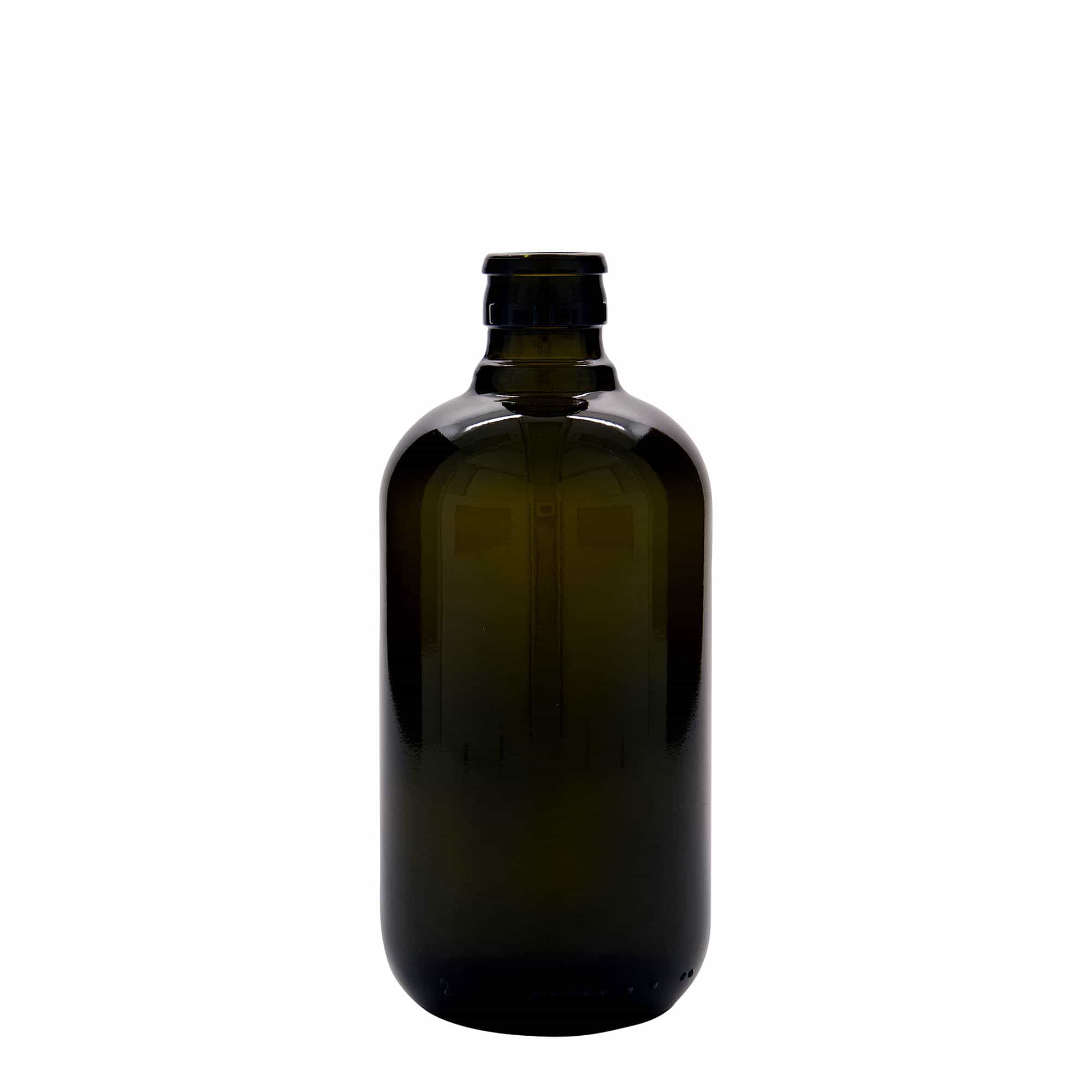 500 ml fľaša na ocot/olej „Biolio“, sklená antická zelená farba, hrdlo: DOP 500 ml fľaša na ocot/olej „Biolio“, sklená antická zelená farba, hrdlo: DOP