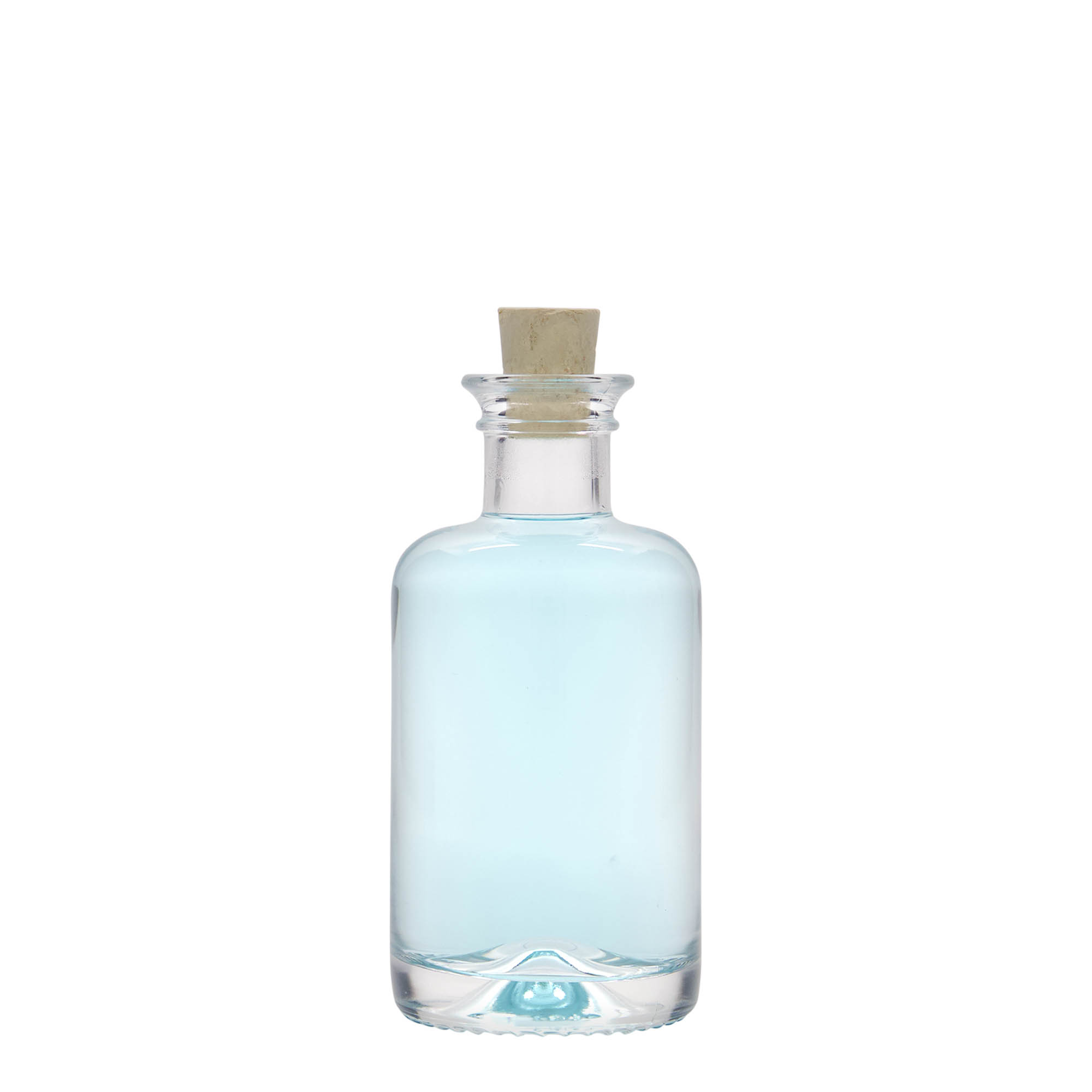 100 ml lekárnická sklenená fľaša, hrdlo: korok