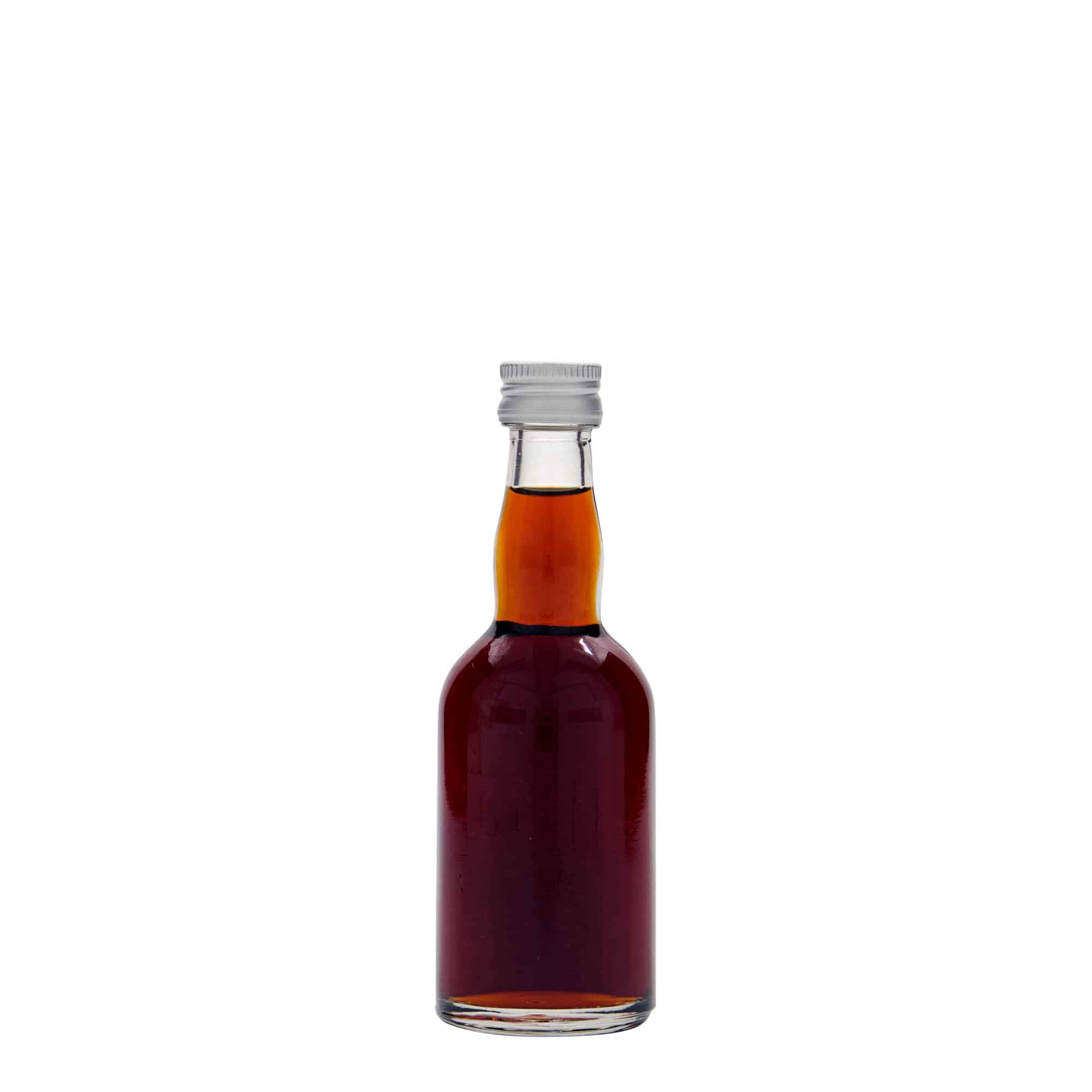 50 ml sklenená fľaša 'Proba', hrdlo: PP 18