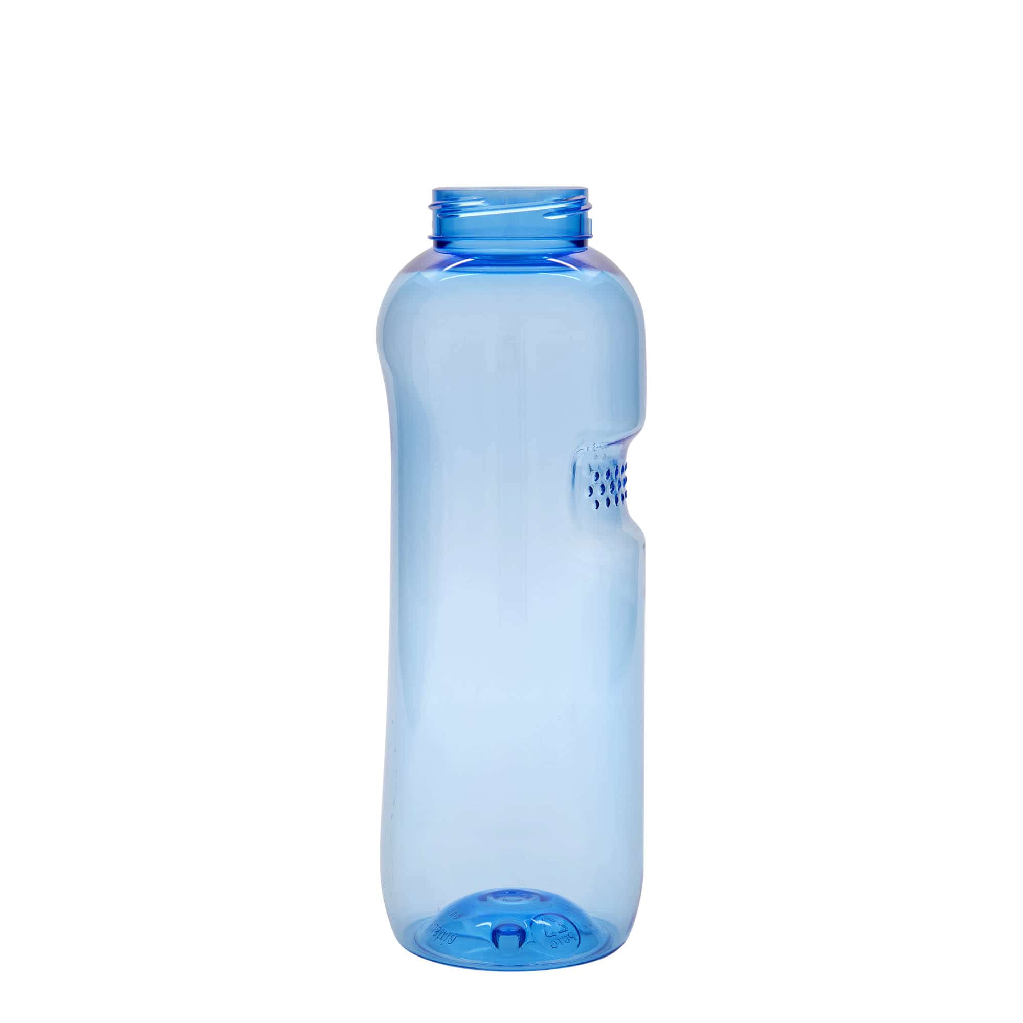 750 ml PET fľaša „Kavodrink“, plast, modrá farba 750 ml PET fľaša „Kavodrink“, plast, modrá farba