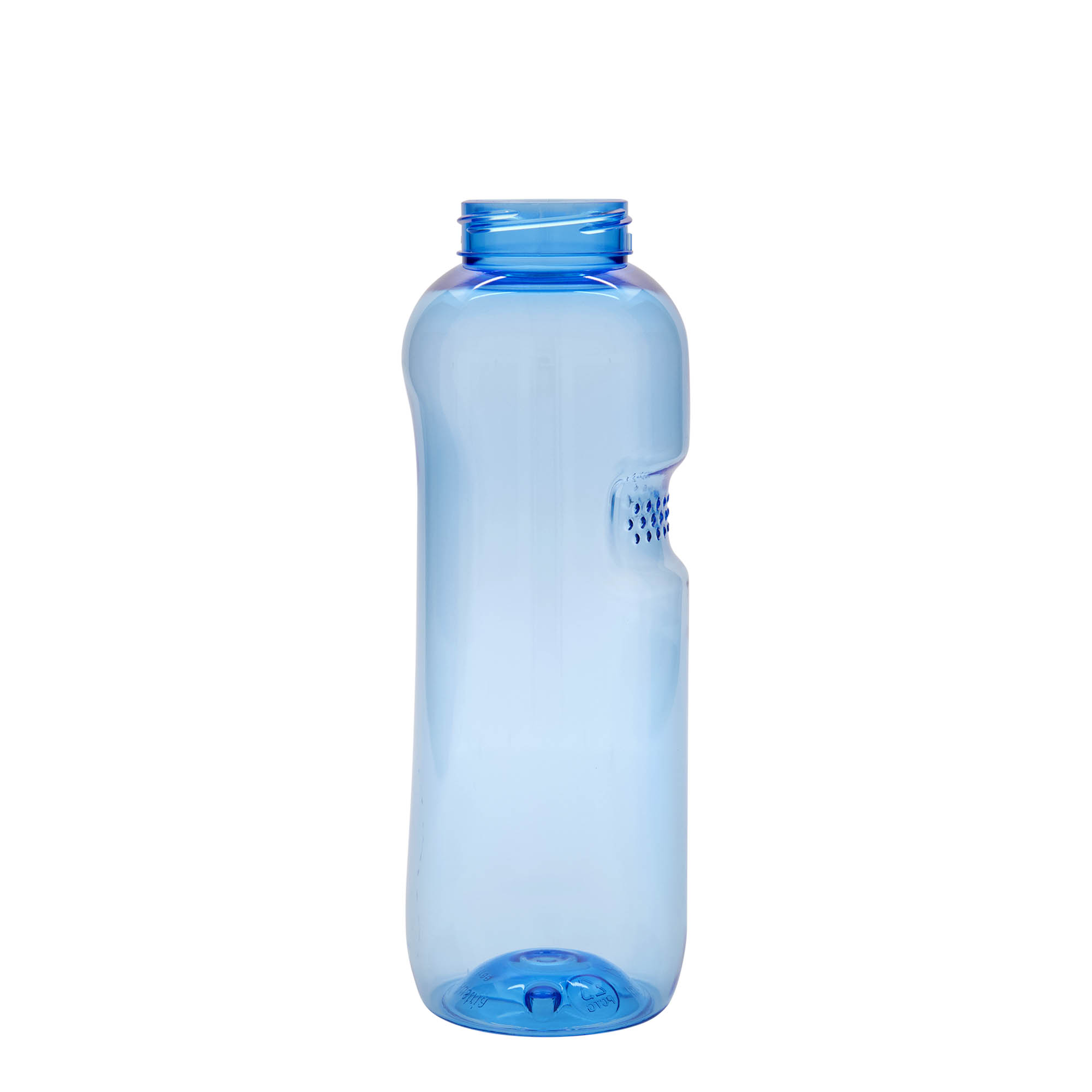 750 ml PET fľaša na pitie 'Kavodrink', plast, modrá