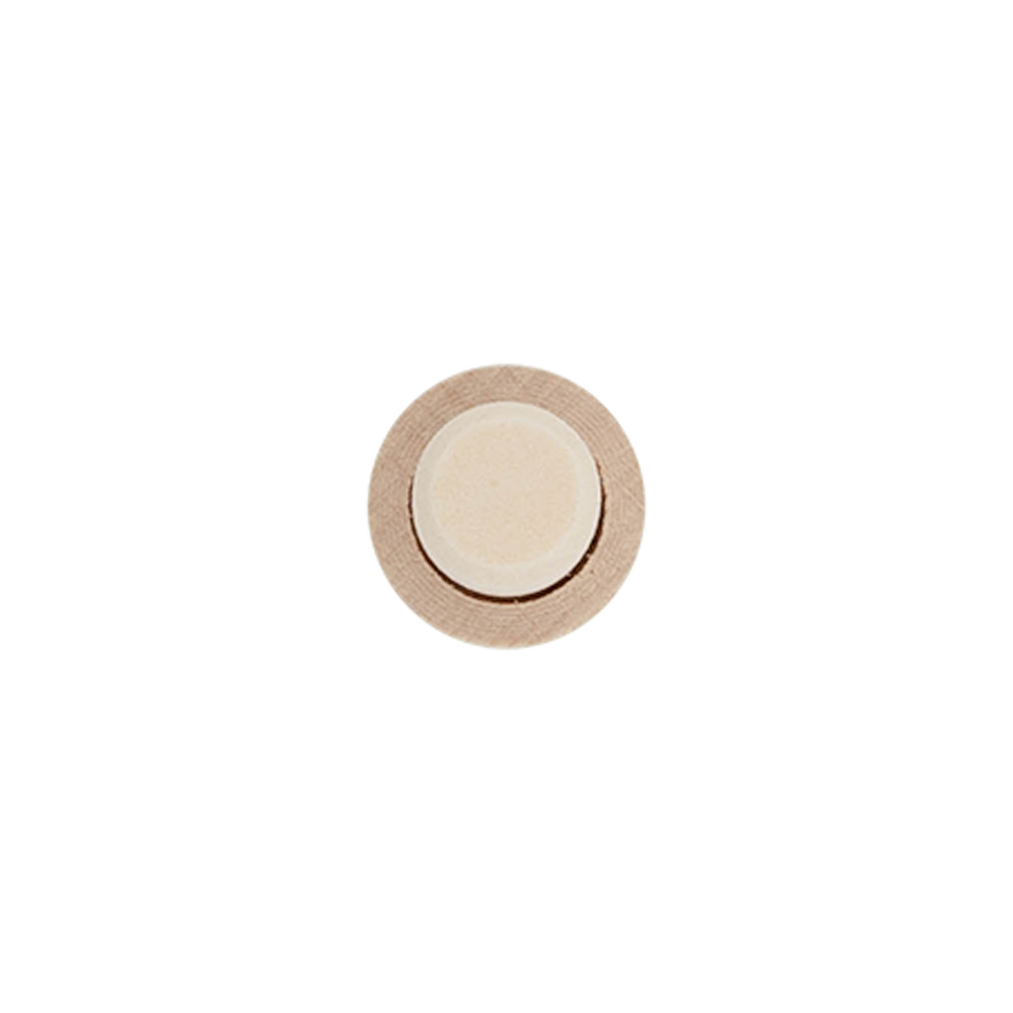 Zátka s úchopom 14 mm, drevo/plast, pre hrdlo: korok Zátka s úchopom 14 mm, drevo/plast, pre hrdlo: korok