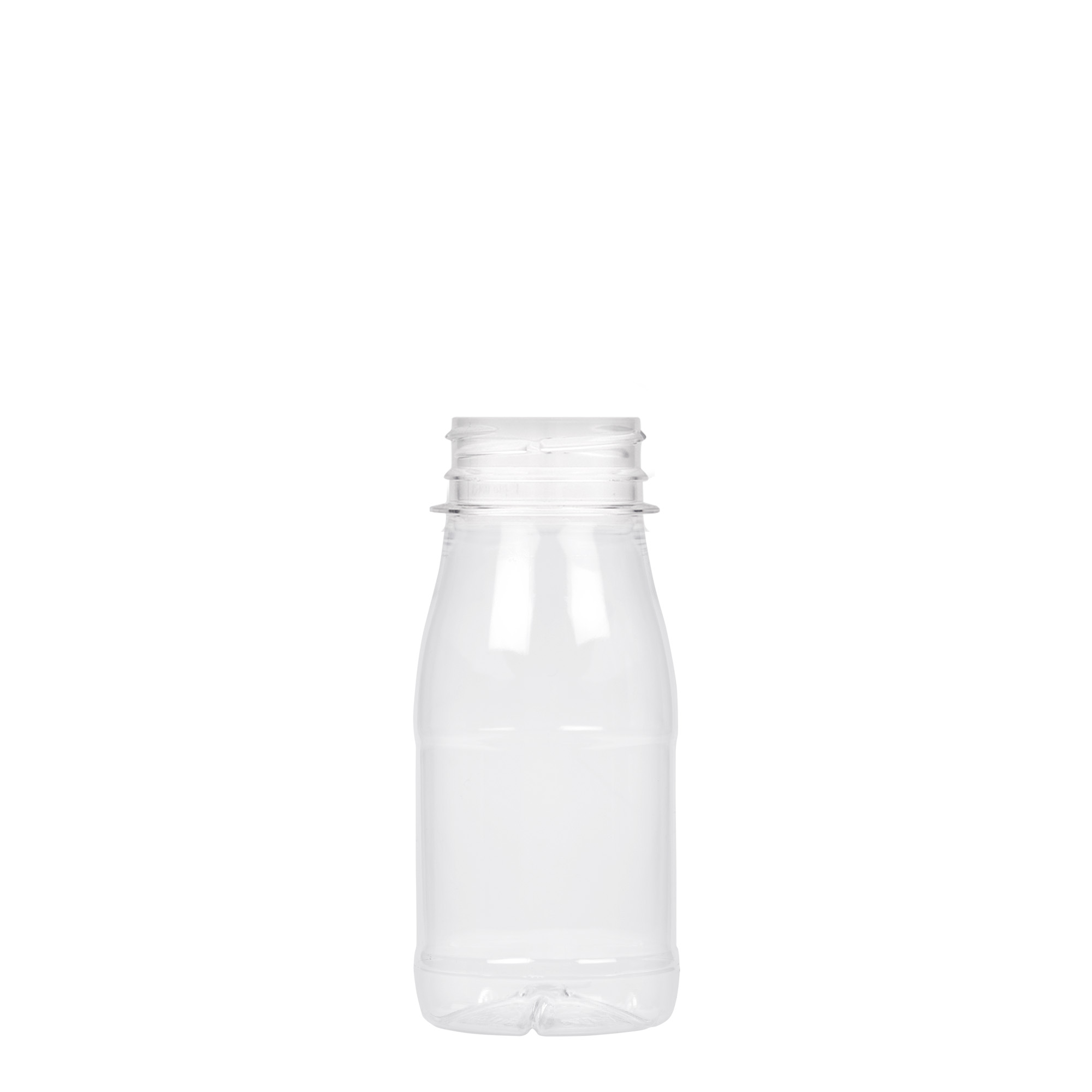 150 ml PET fľaša „Milk and Juice“, plast, hrdlo: 38 mm 150 ml PET fľaša „Milk and Juice“, plast, hrdlo: 38 mm