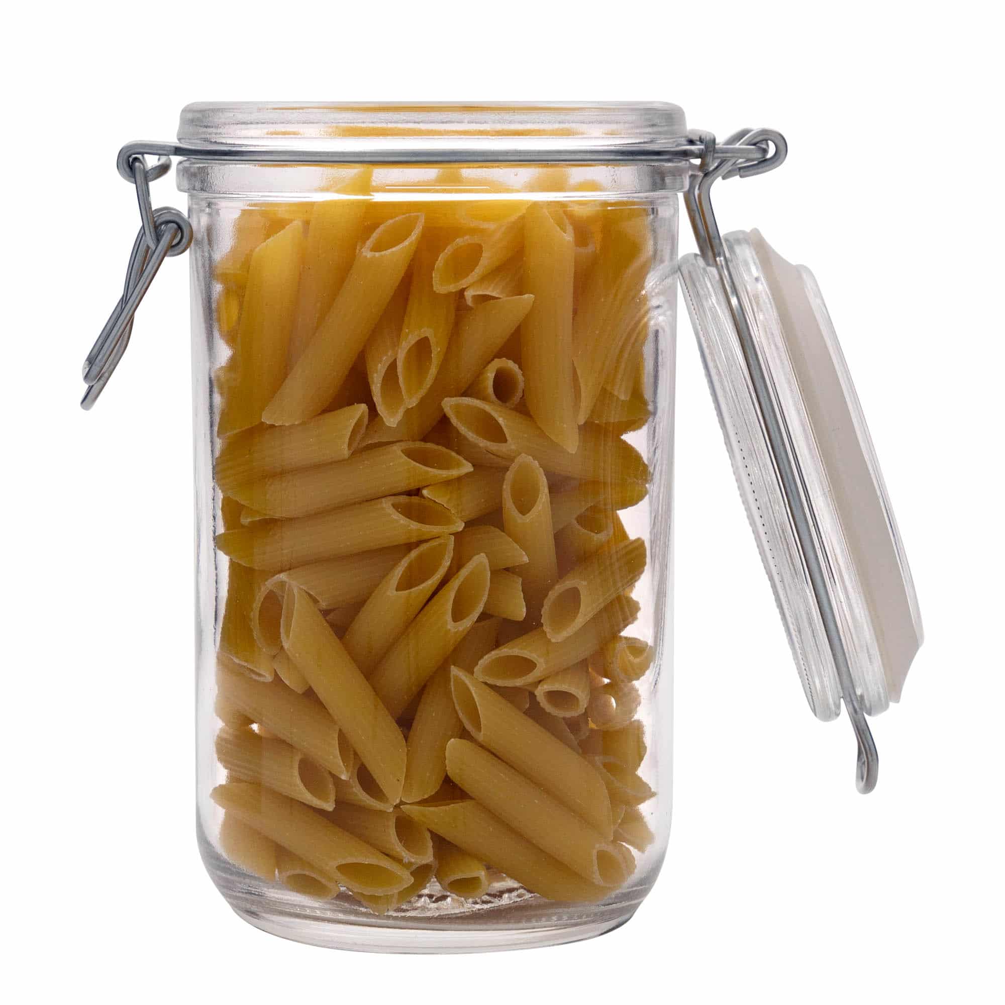 750 ml pohár so strmeňovým uzáverom „Fido“, hrdlo: strmeňový uzáver