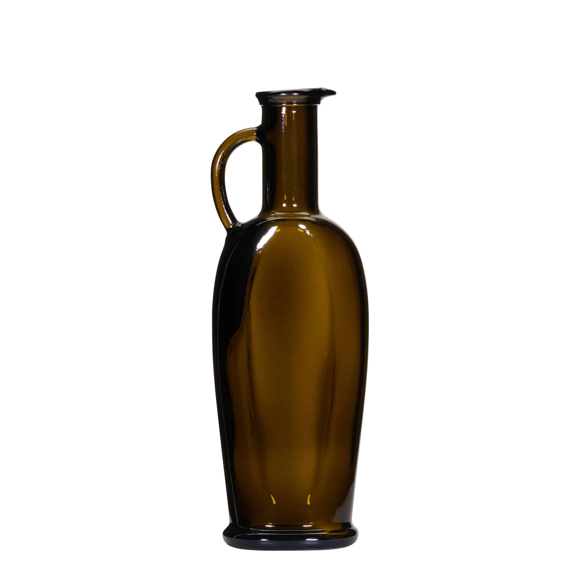 250 ml sklená fľaša „Eleganta“, oválna, antická zelená farba, hrdlo: korok 250 ml sklená fľaša „Eleganta“, oválna, antická zelená farba, hrdlo: korok