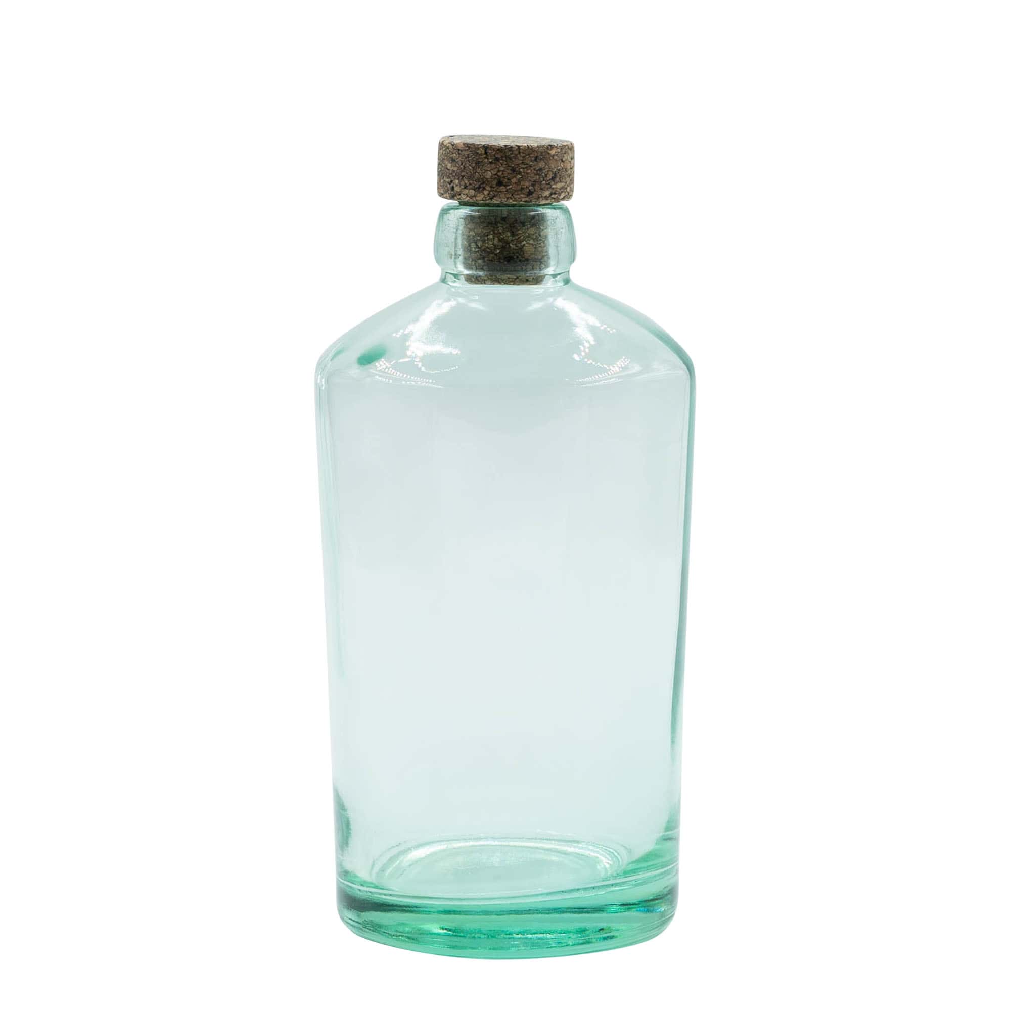 700 ml sklená fľaša „Barrel“, hrdlo: korok