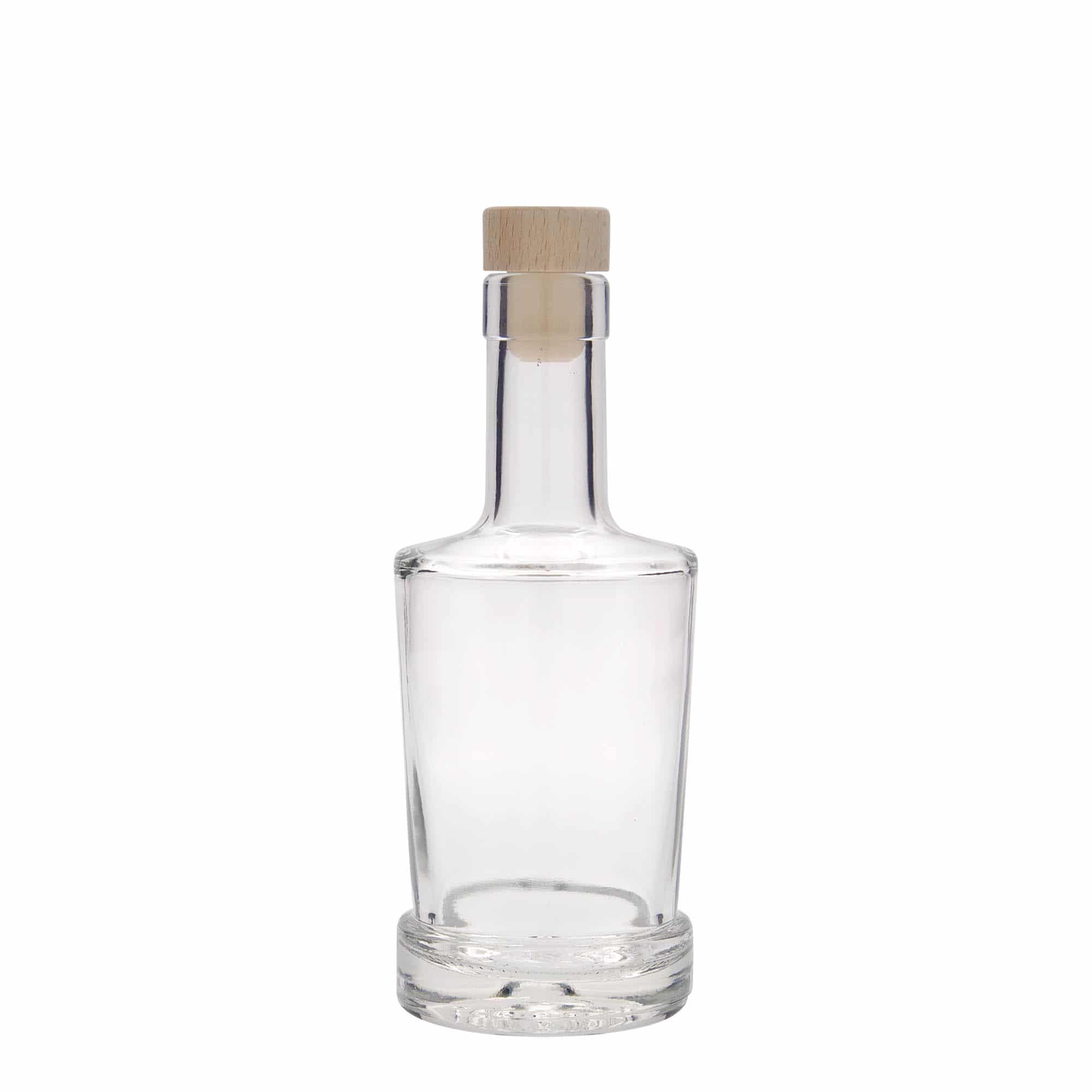 250 ml sklená fľaša „Deborah“, hrdlo: korok