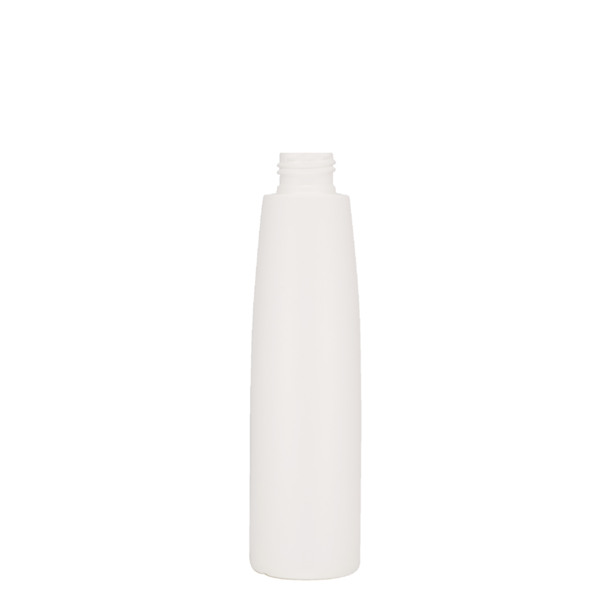 200 ml plastová fľaša „Donald“, HDPE, biela farba, hrdlo: GPI 24/410