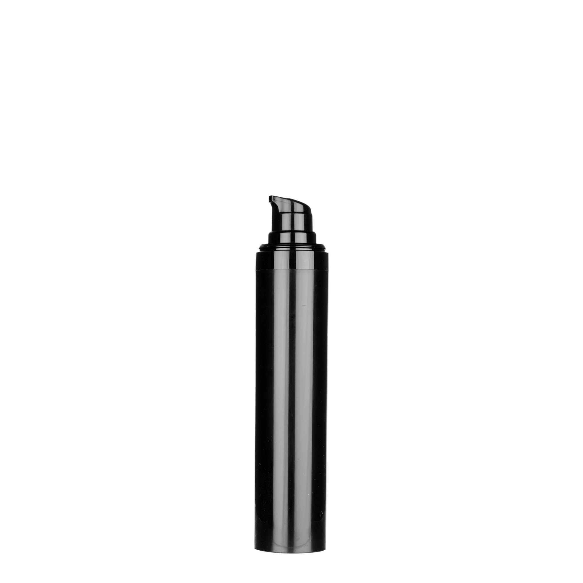 50 ml Airless dávkovač 'Micro', PP-plast, čierny 50 ml Airless dávkovač 'Micro', PP-plast, čierny