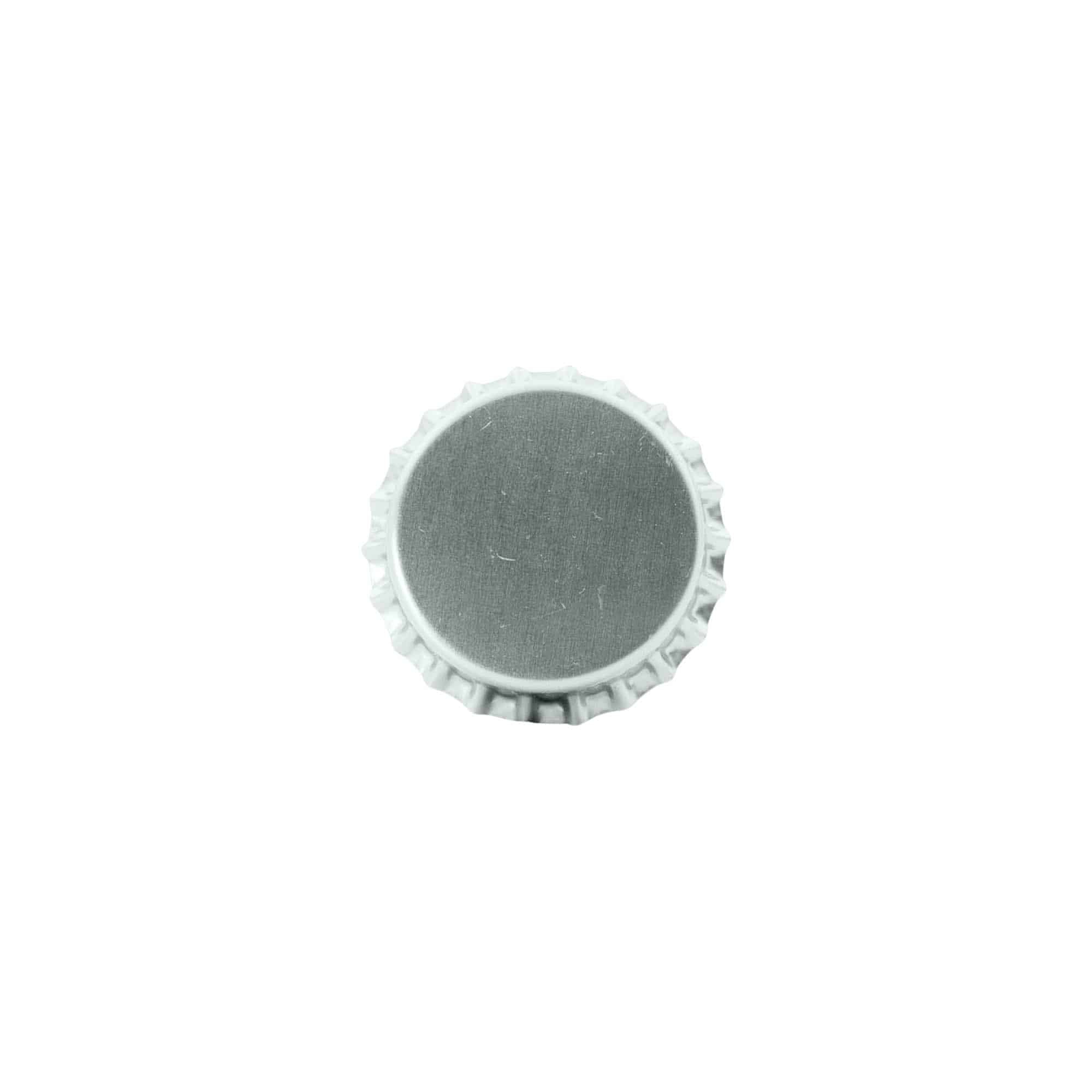 Štuple 29 mm, kov, strieborná farba