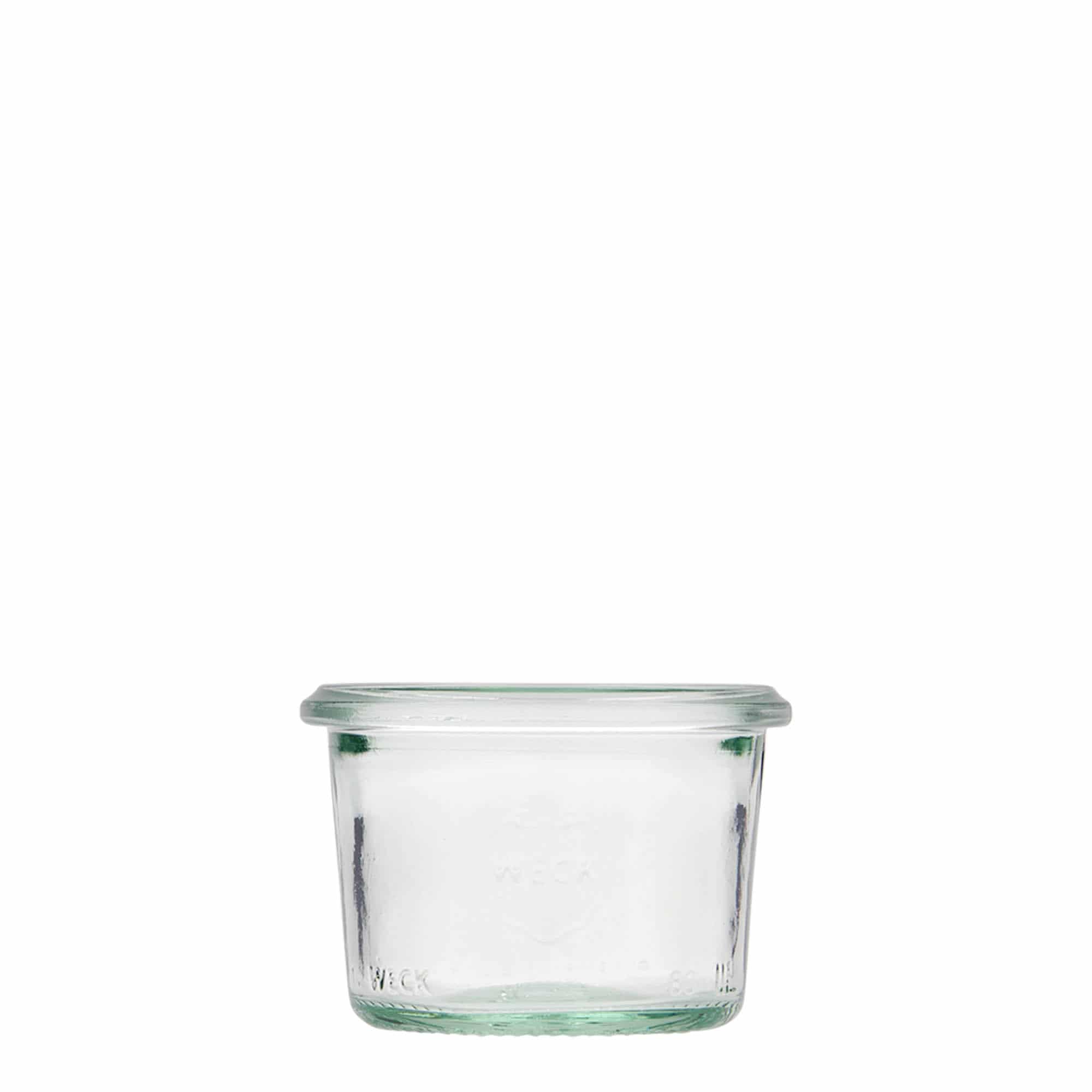80 ml WECK pohár na zvrhnutie, otvor: okrúhly okraj