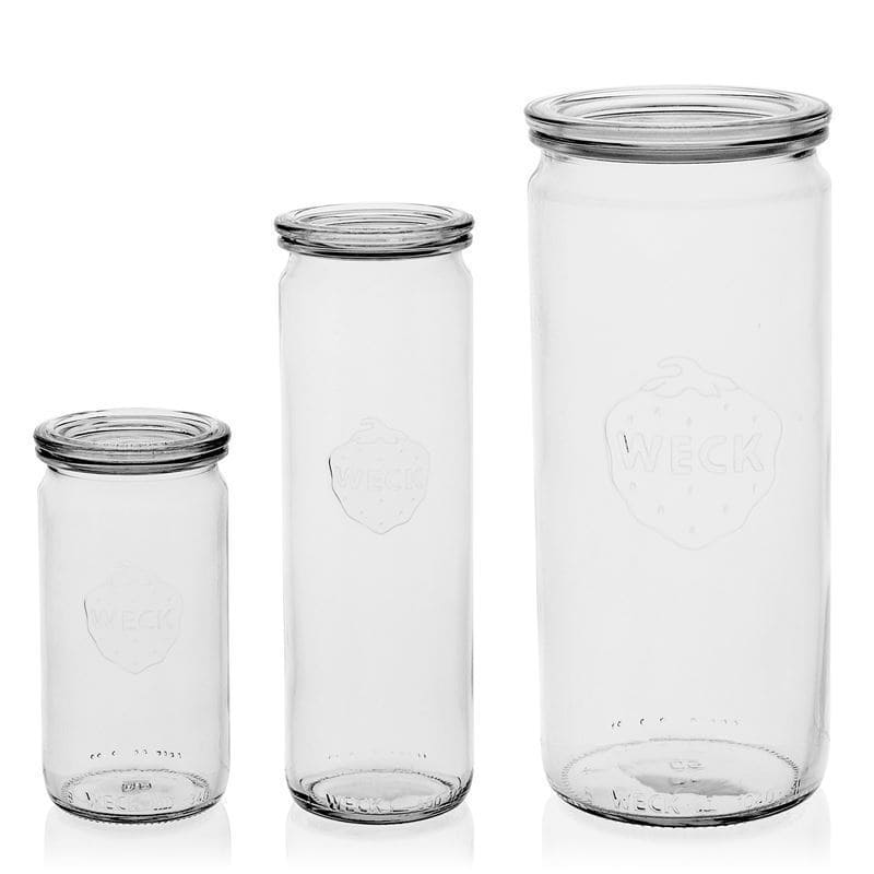 1.040 ml WECK valcový pohár, hrdlo: okrúhly okraj