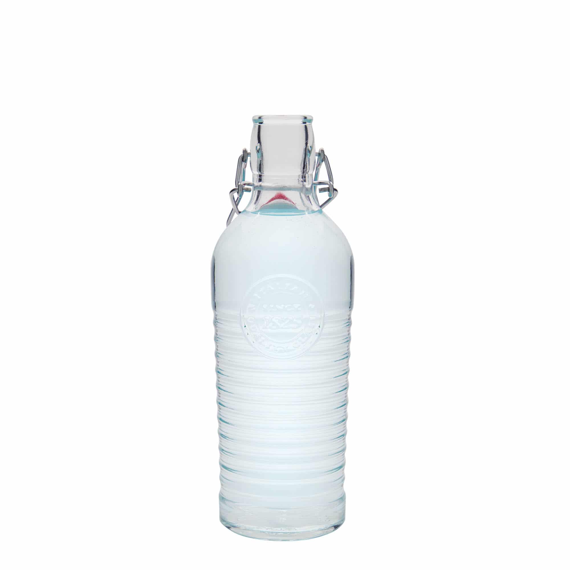 750 ml sklená fľaša „Officina 1825“, hrdlo: strmeňový uzáver