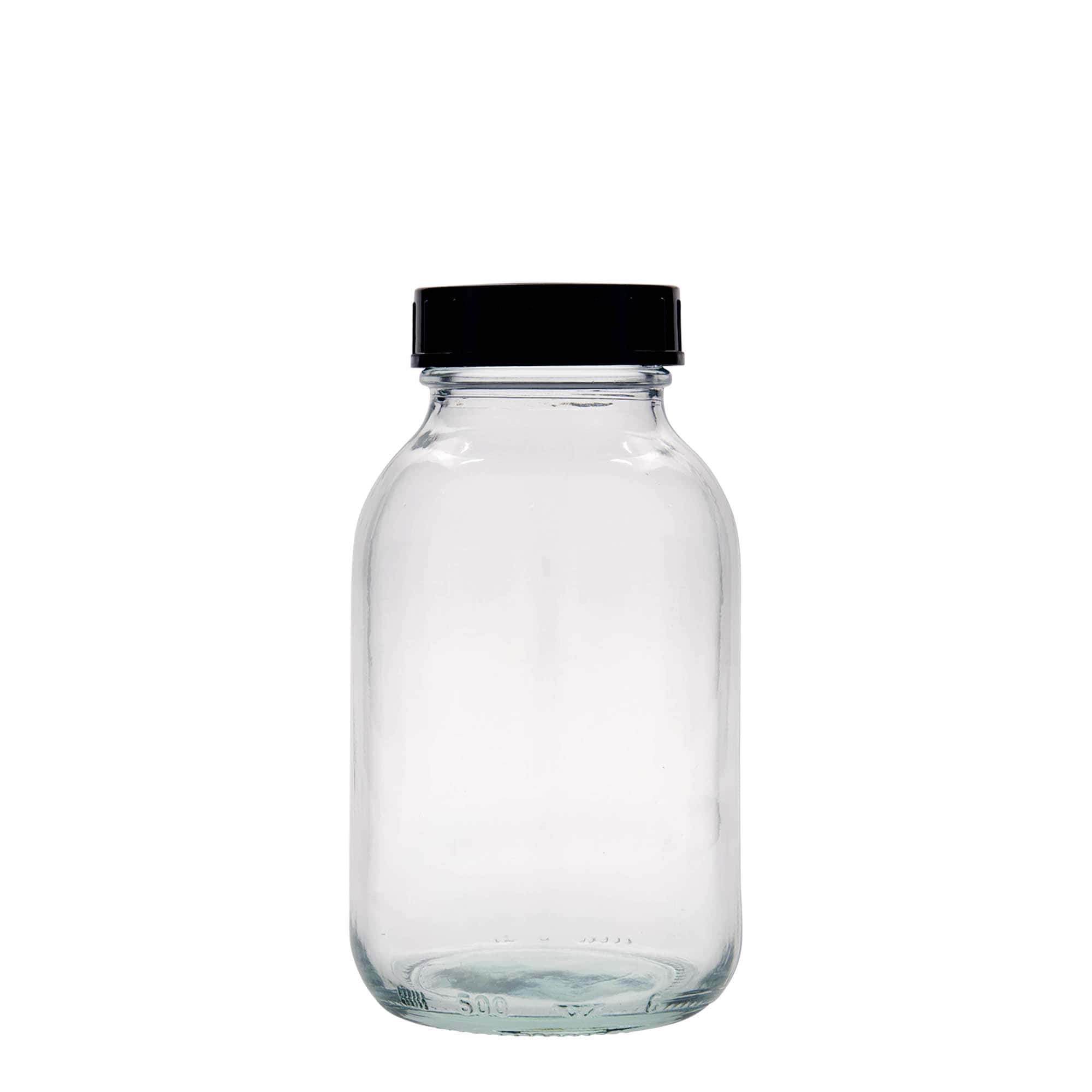 500 ml pohár so širokým hrdlom, hrdlo: DIN 55