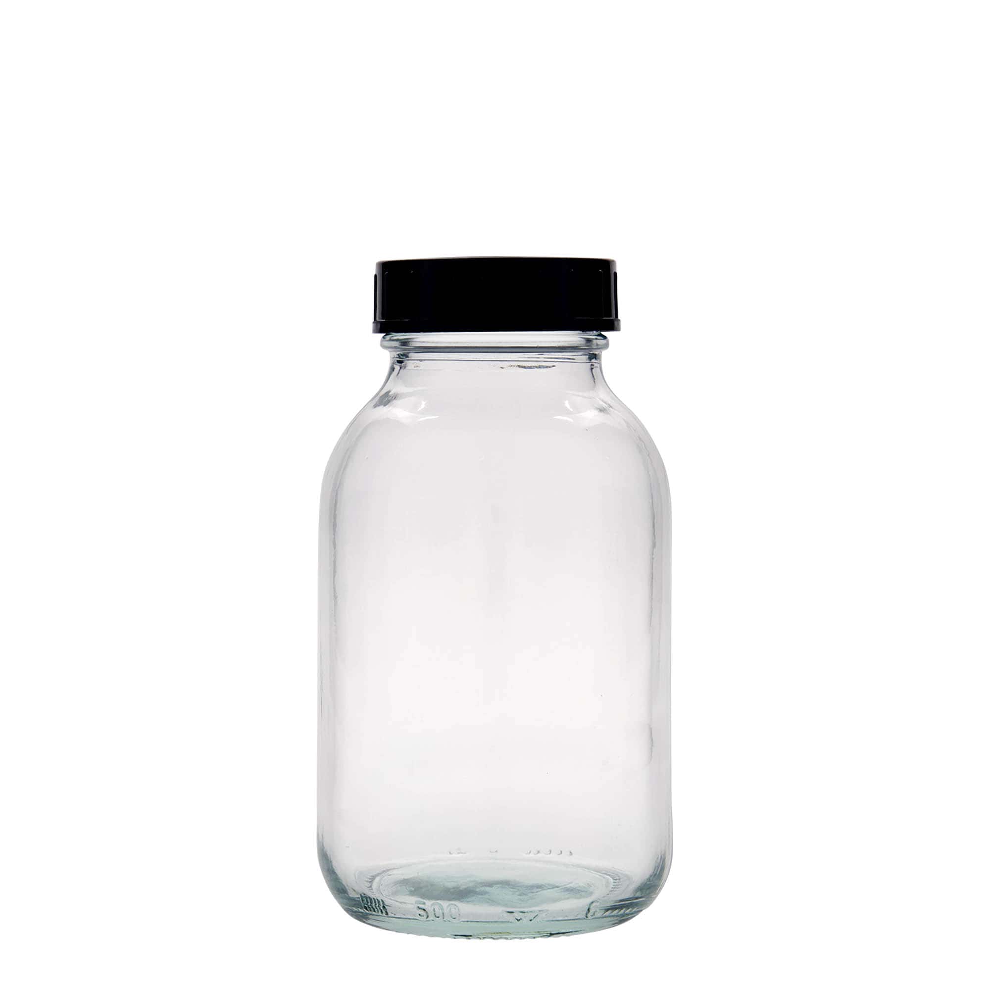 500 ml širokouhlové sklo, hrdlo: DIN 55 500 ml širokouhlové sklo, hrdlo: DIN 55