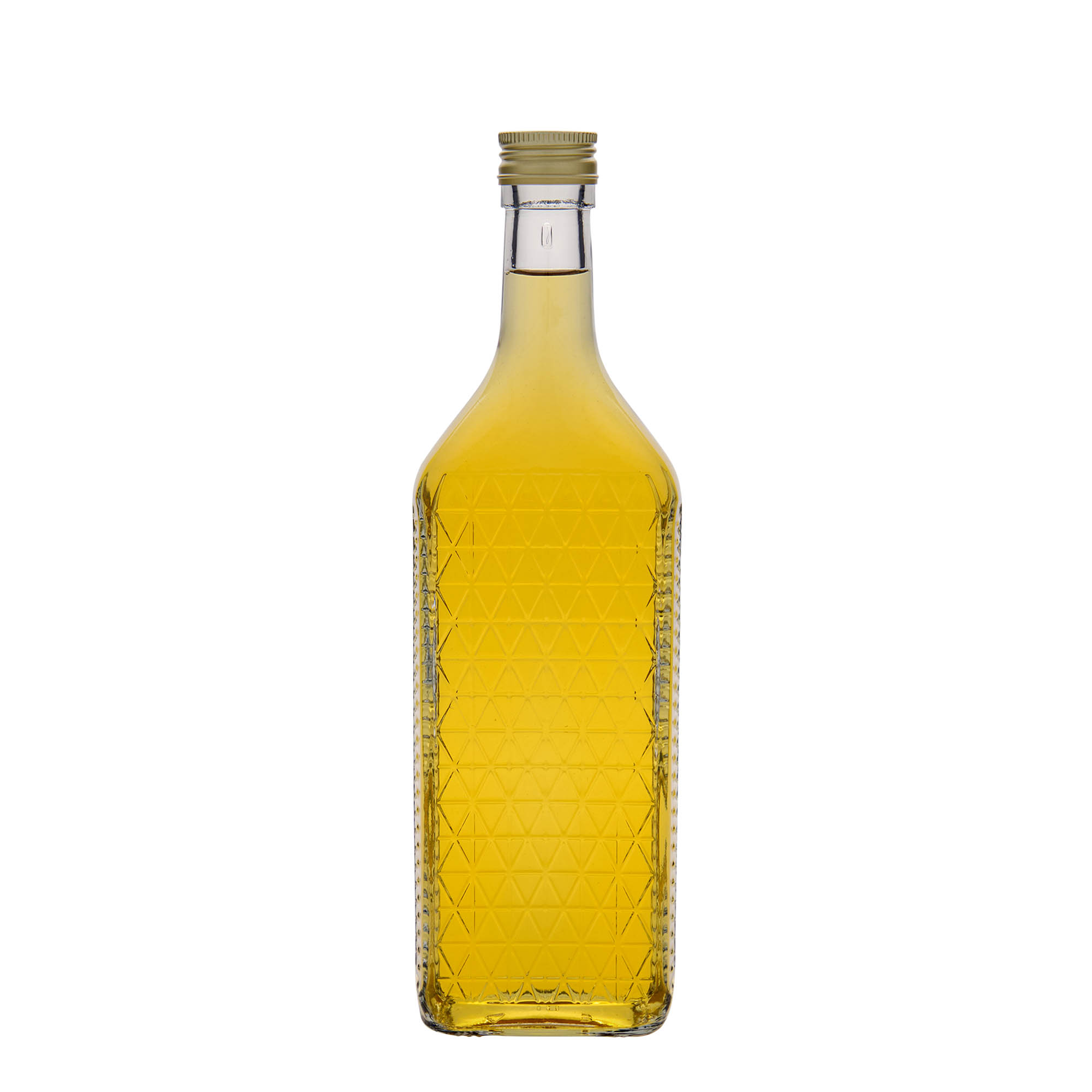 700 ml sklenená fľaša 'Caruso', obdĺžniková, hrdlo: PP 31,5