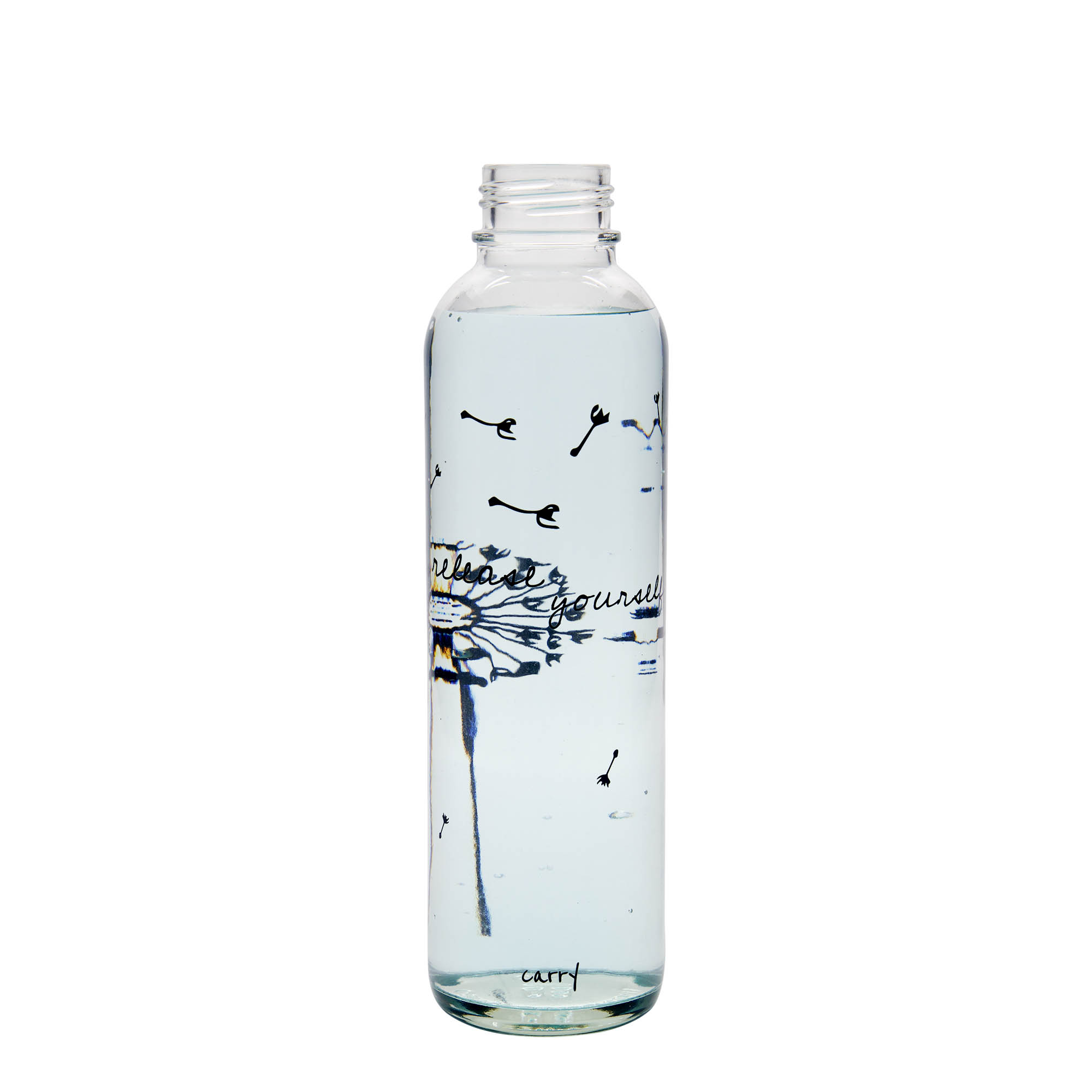 700 ml fľaša na pitie CARRY Bottle, motív: Uvoľni sa, uzáver: skrutkovací