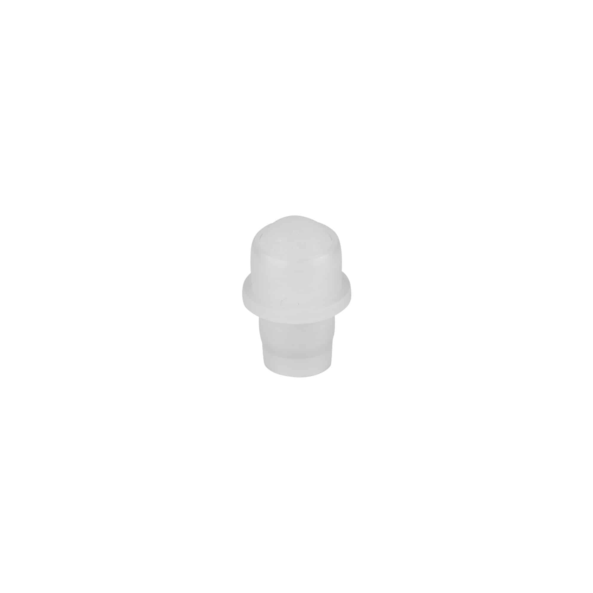 Použitie pre 10 ml roll-on fľašu, LDPE plast, prírodný