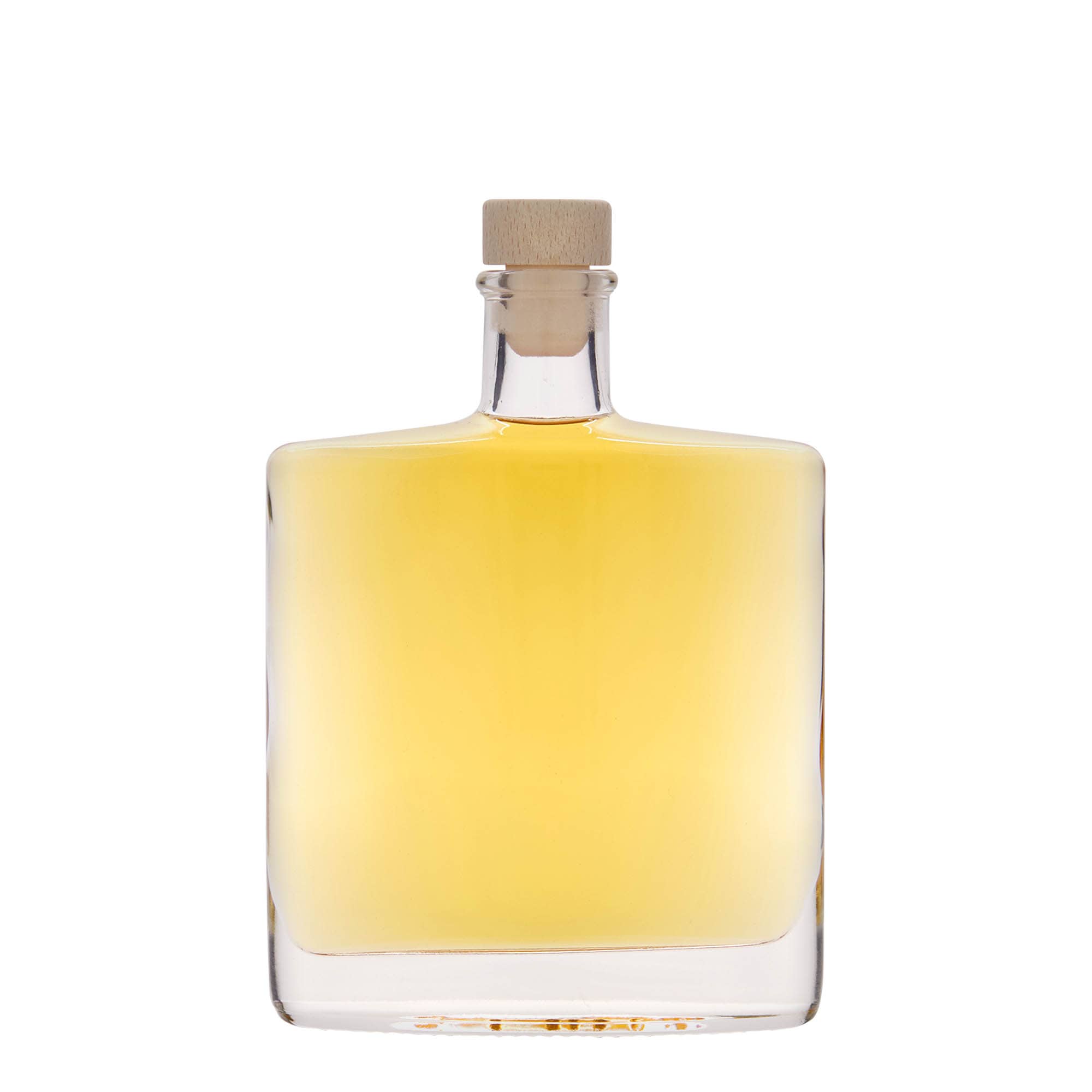 350 ml sklená fľaša „Zorbas“, oválna, hrdlo: korok