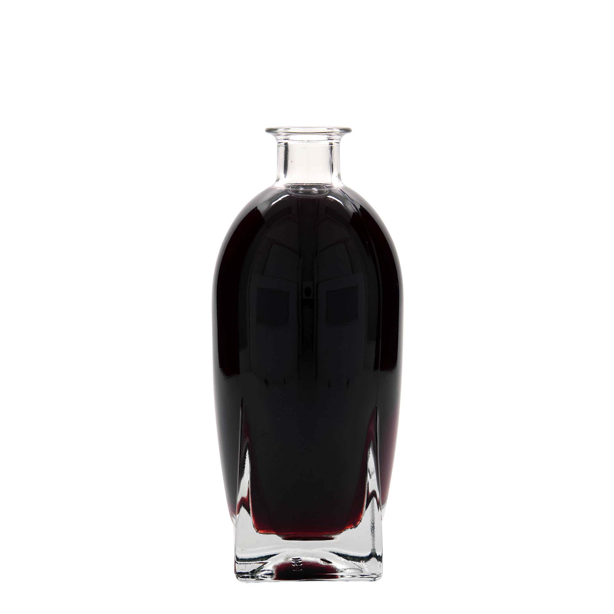 500 ml sklenená fľaša 'Zino', štvorcová, hrdlo: korok