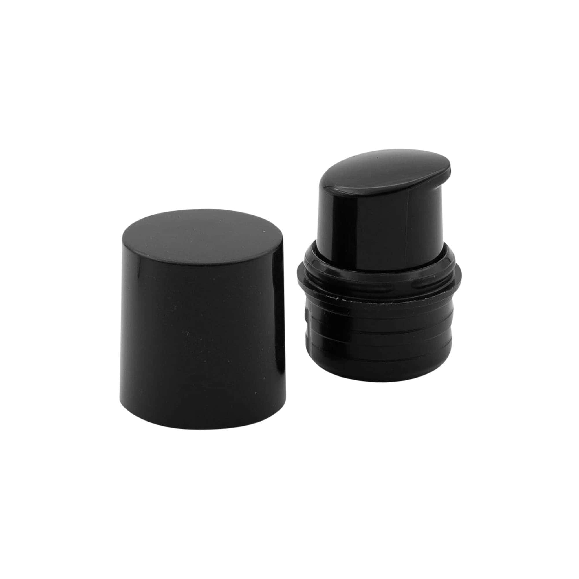 Airless dávkovacia pumpa „Nano“, PP-plast, čierna