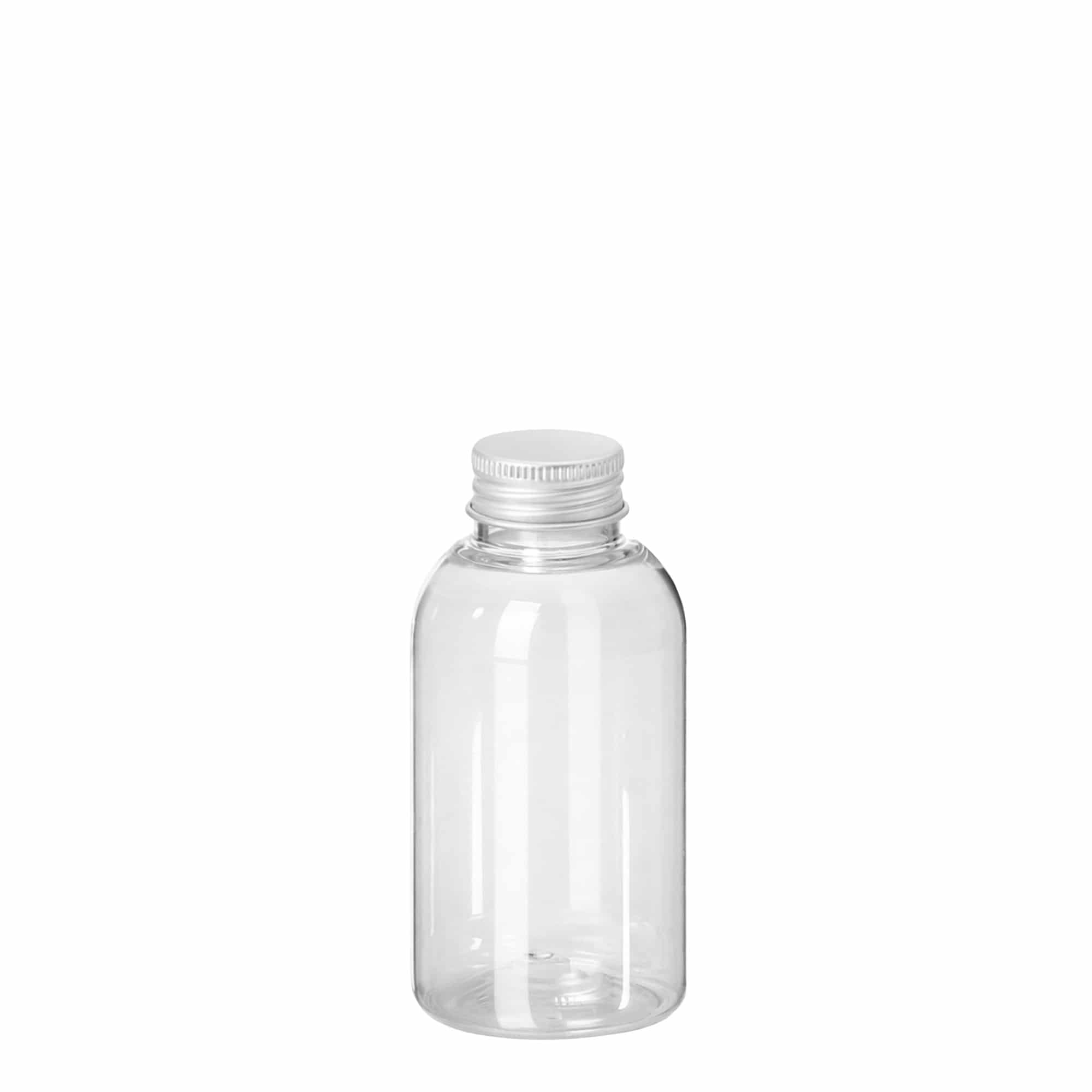 100 ml PET fľaša 'Boston', plast, hrdlo: 24/410