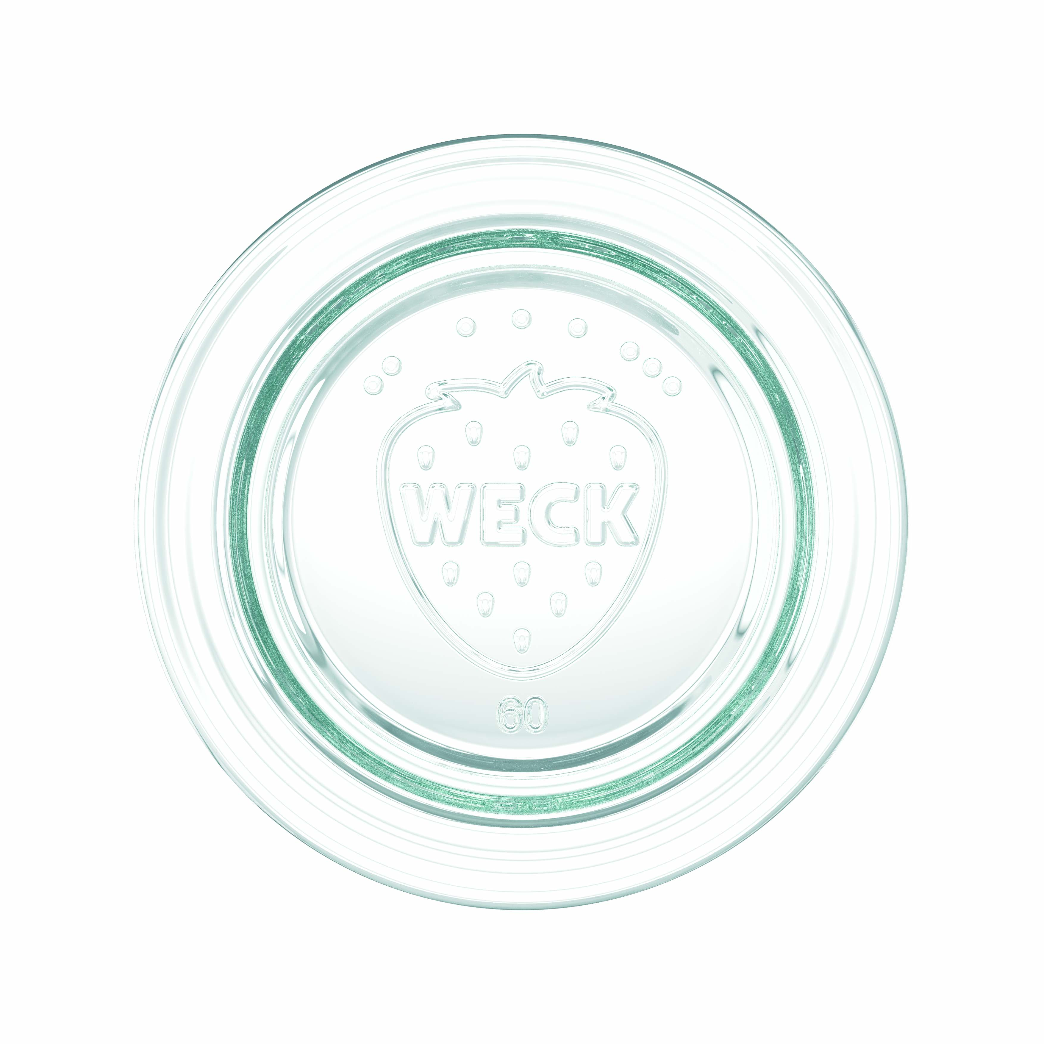 6x 1000 ml WECK-džbán na šťavu so skleneným viečkom RR 60