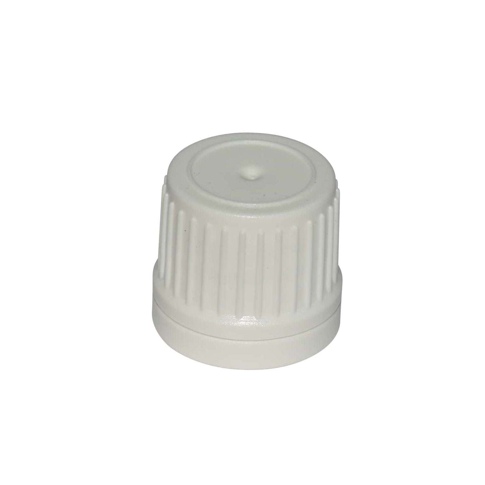 Skrutkovací uzáver Disc Top, PP plast, biela farba, pre hrdlo: 24/410