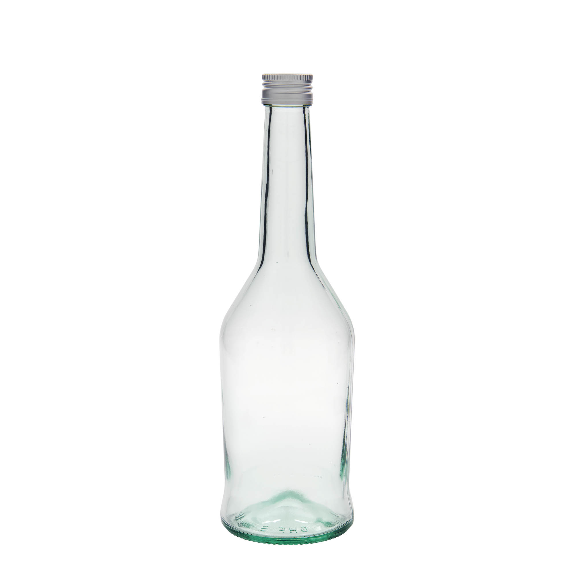 500 ml sklenená fľaša na liehoviny, hrdlo: PP 28